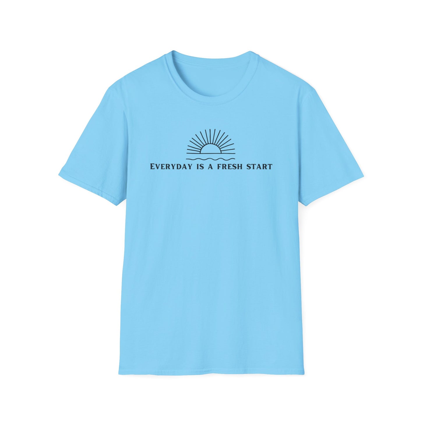 Unisex Softstyle T-Shirt - "Everyday Is A Fresh Start" Inspirational Tee