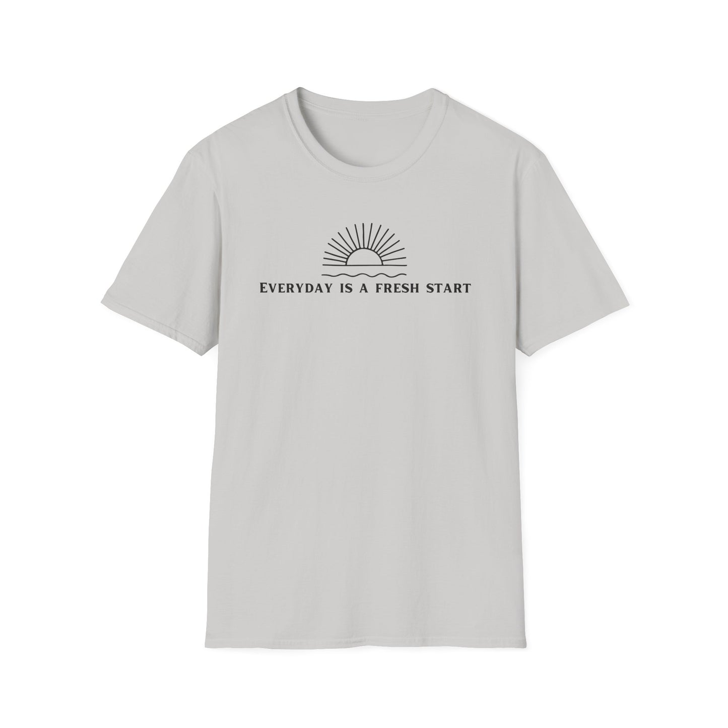 Unisex Softstyle T-Shirt - "Everyday Is A Fresh Start" Inspirational Tee