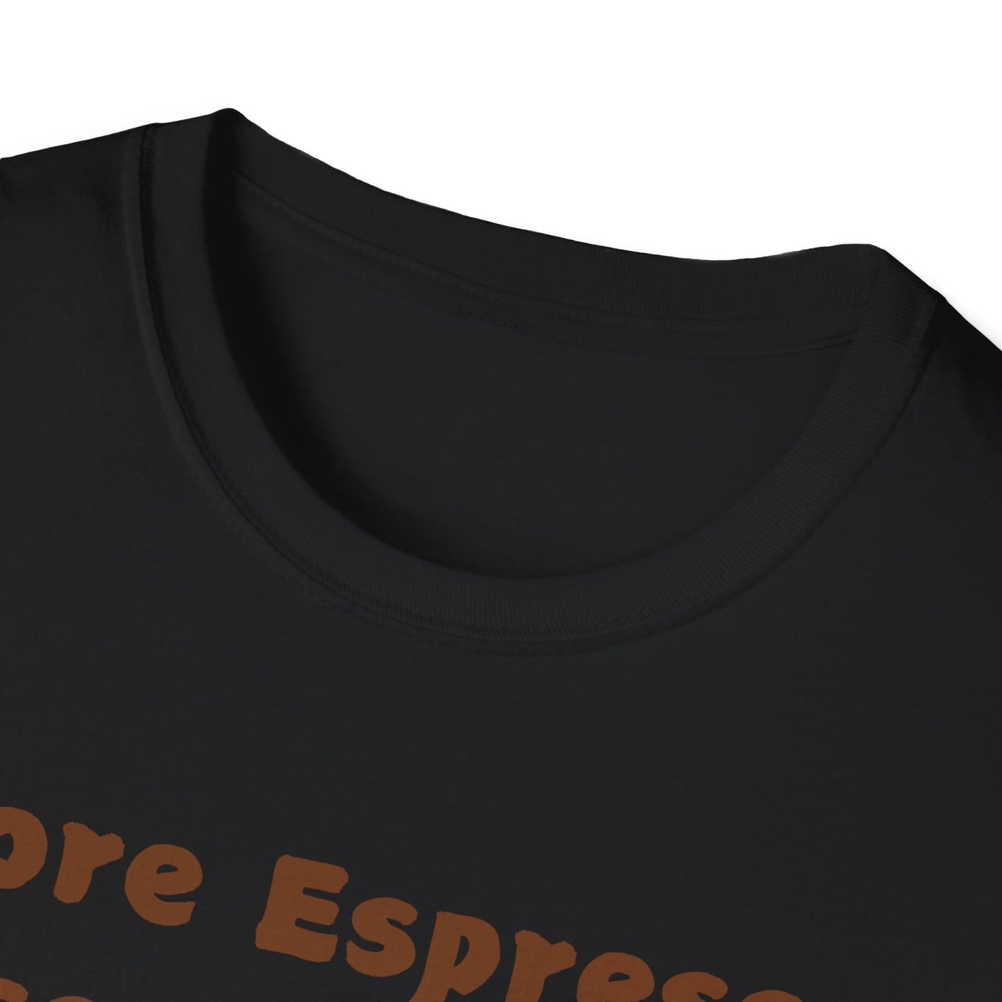 Fun Coffee Lover T-Shirt - 'More Espresso Less Depresso'