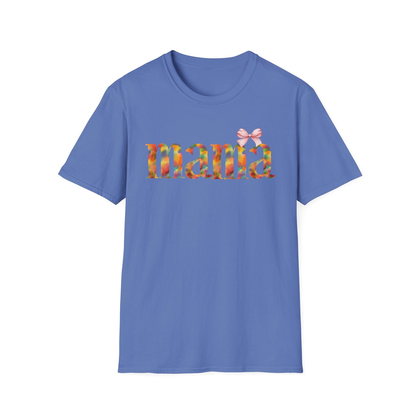 Colorful 'Mama' Unisex Softstyle T-Shirt - Perfect Gift for Moms