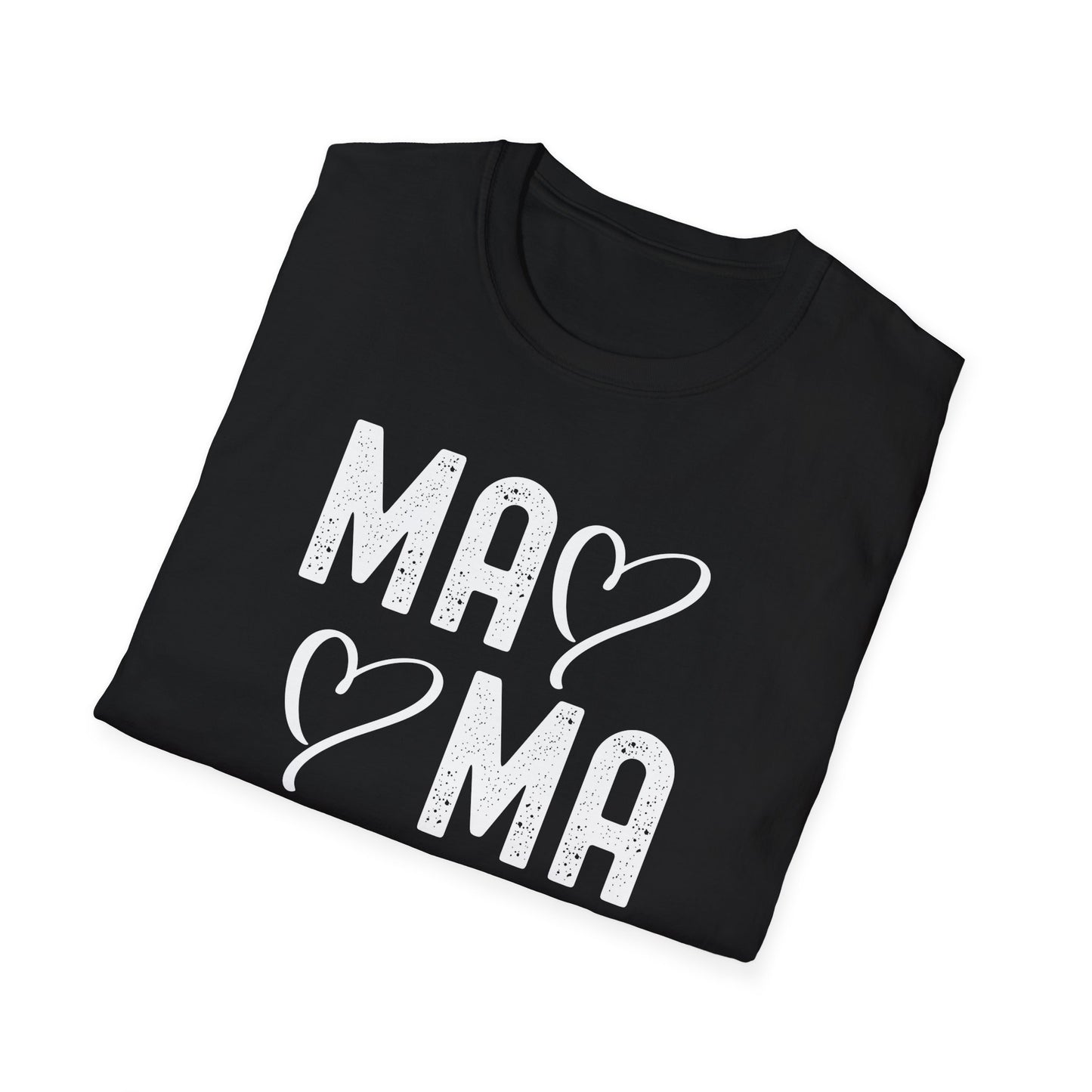 Mama Heart Unisex Softstyle T-Shirt - Perfect Gift for Moms