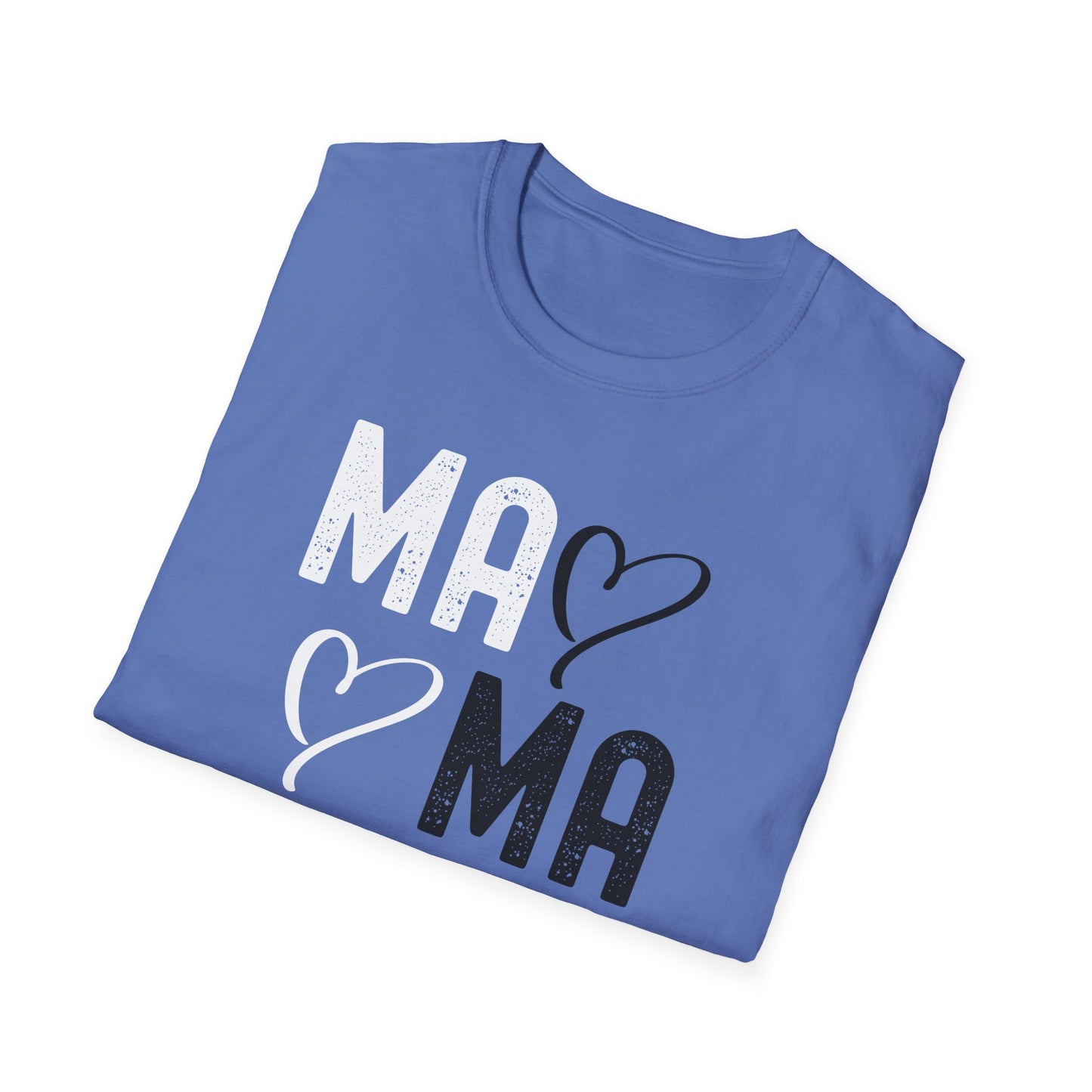 Mama Heart Unisex Softstyle T-Shirt - Perfect Gift for Moms