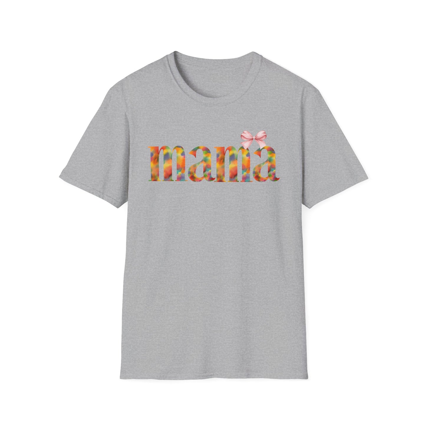Colorful 'Mama' Unisex Softstyle T-Shirt - Perfect Gift for Moms