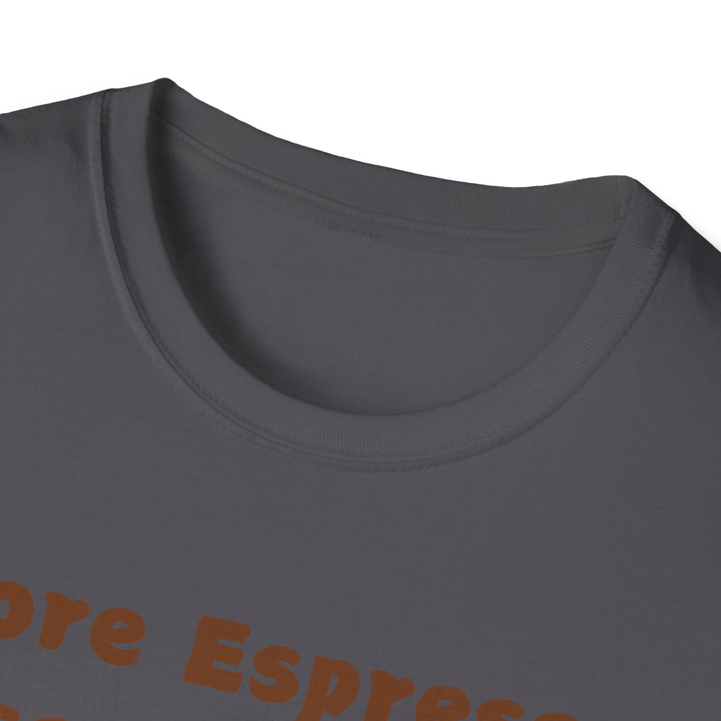 Fun Coffee Lover T-Shirt - 'More Espresso Less Depresso'