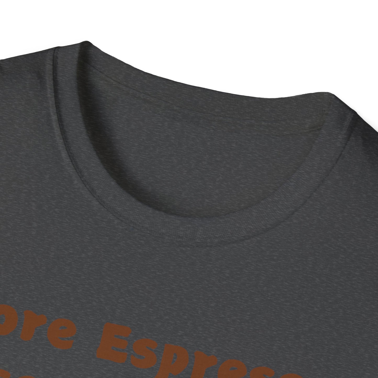 Fun Coffee Lover T-Shirt - 'More Espresso Less Depresso'