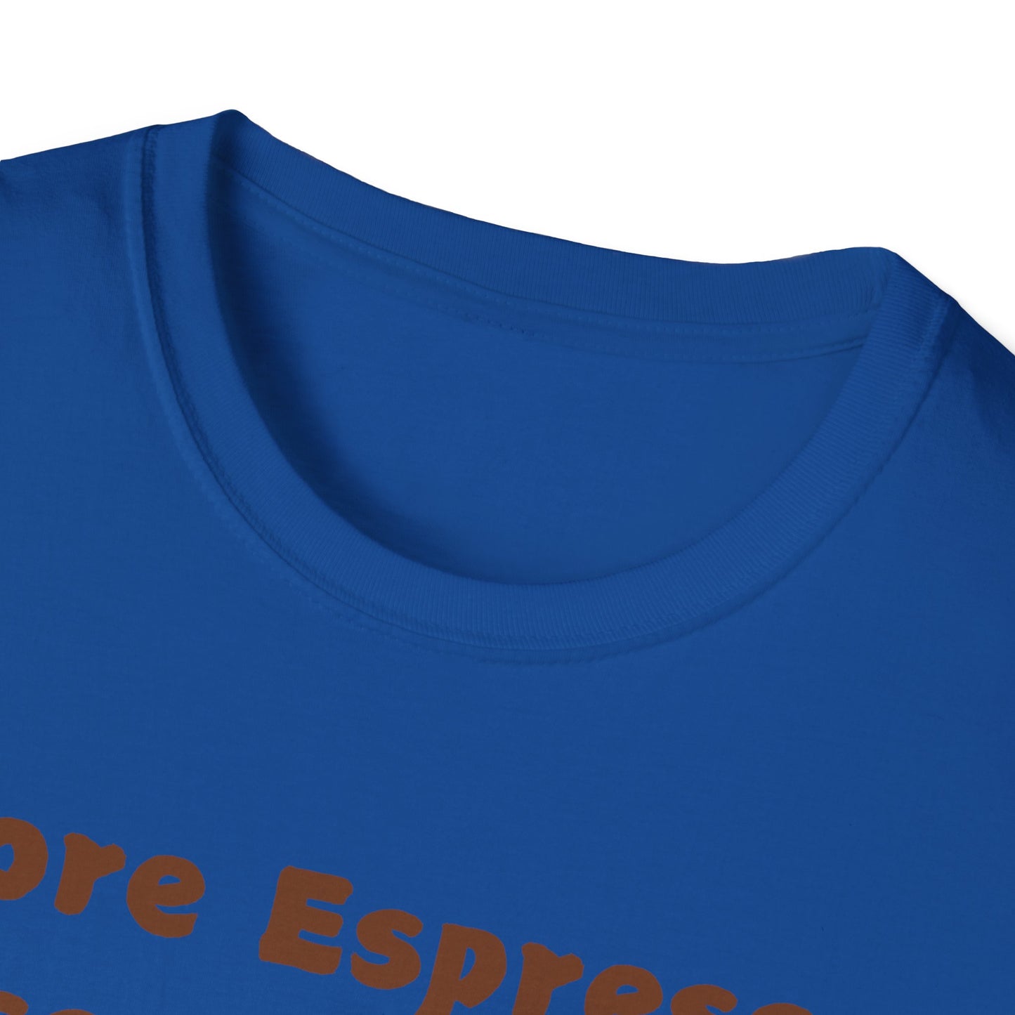 Fun Coffee Lover T-Shirt - 'More Espresso Less Depresso'