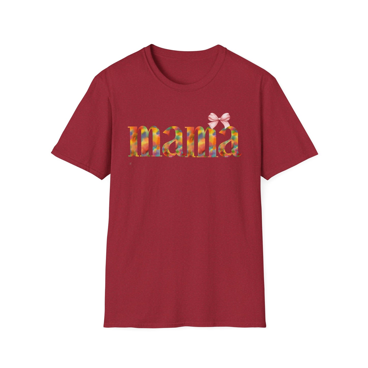 Colorful 'Mama' Unisex Softstyle T-Shirt - Perfect Gift for Moms