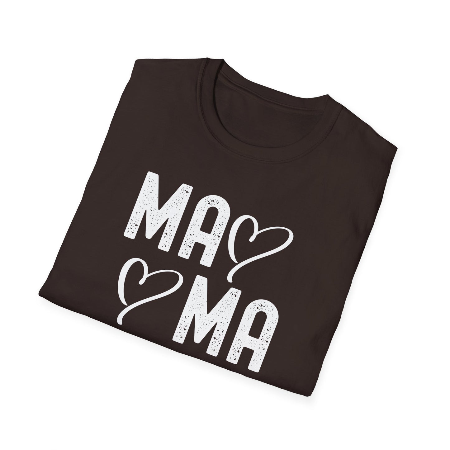 Mama Heart Unisex Softstyle T-Shirt - Perfect Gift for Moms