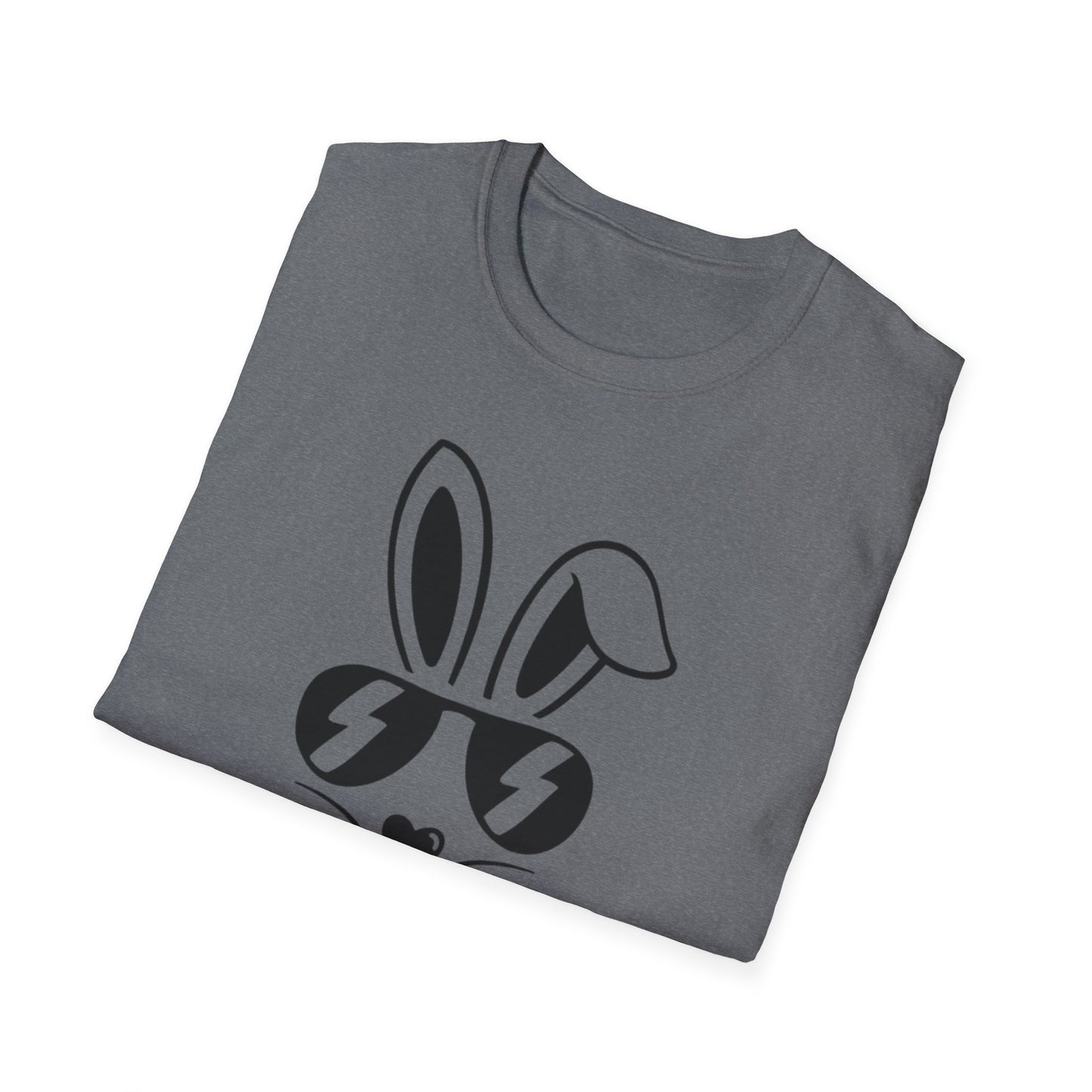 Bunny Mode Activated Unisex Softstyle T-Shirt | Cute Animal Graphic Tee for Casual Outfits