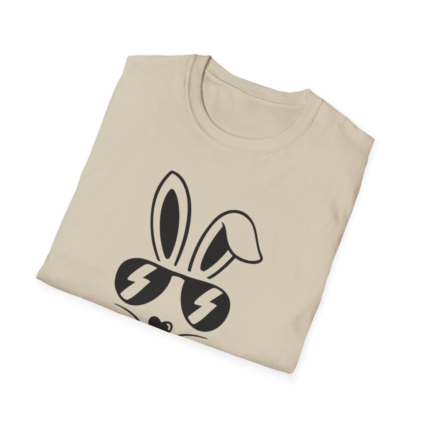Bunny Mode Activated Unisex Softstyle T-Shirt | Cute Animal Graphic Tee for Casual Outfits