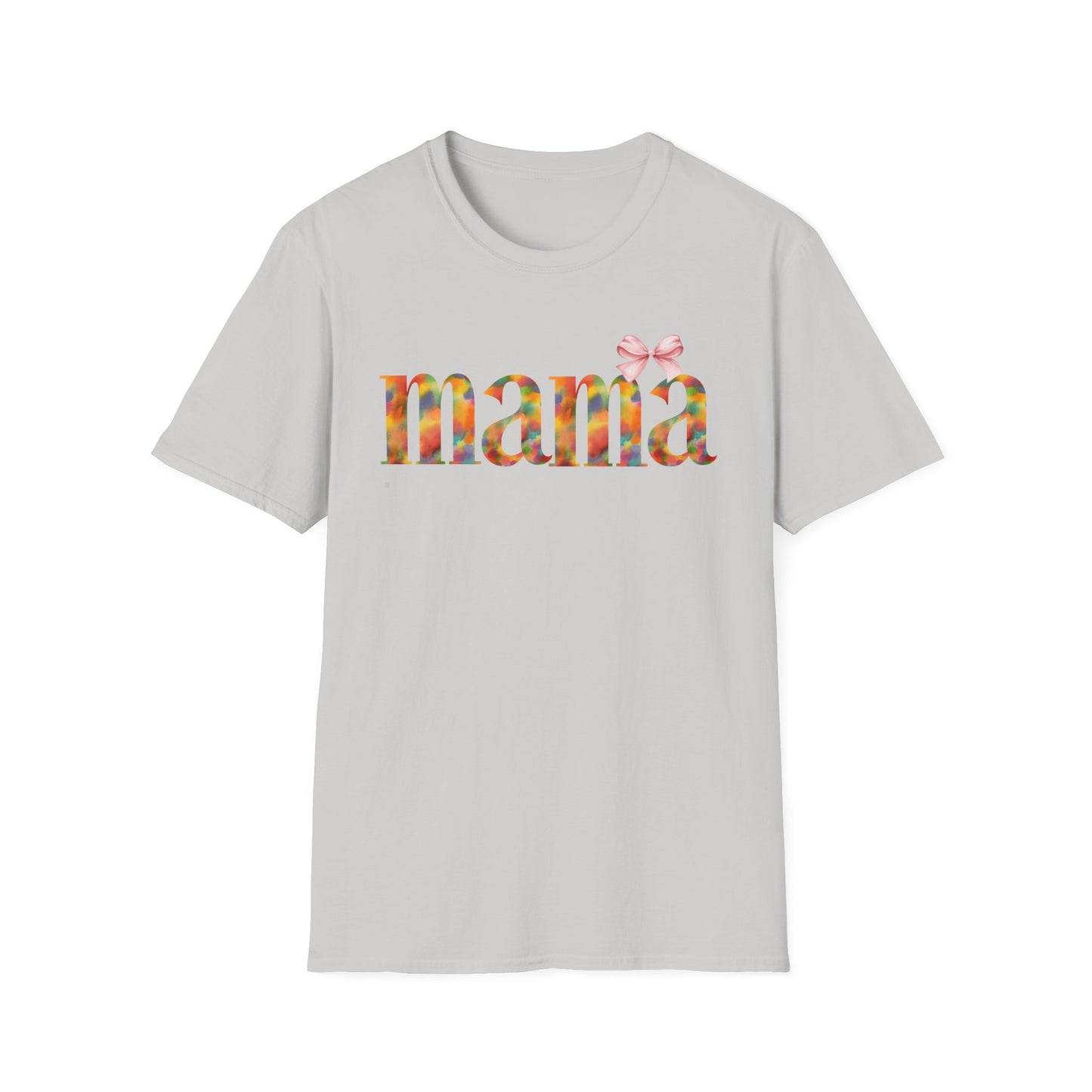 Colorful 'Mama' Unisex Softstyle T-Shirt - Perfect Gift for Moms