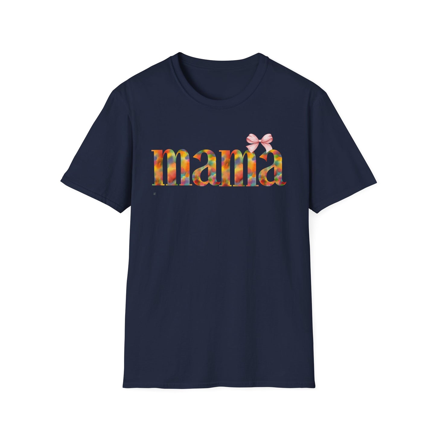Colorful 'Mama' Unisex Softstyle T-Shirt - Perfect Gift for Moms