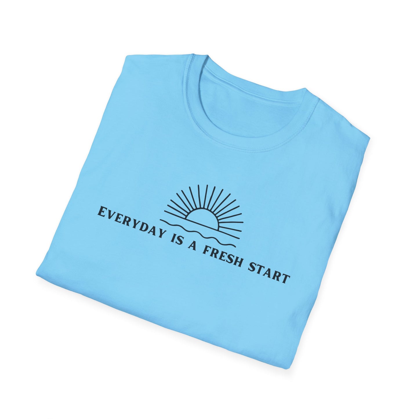 Unisex Softstyle T-Shirt - "Everyday Is A Fresh Start" Inspirational Tee