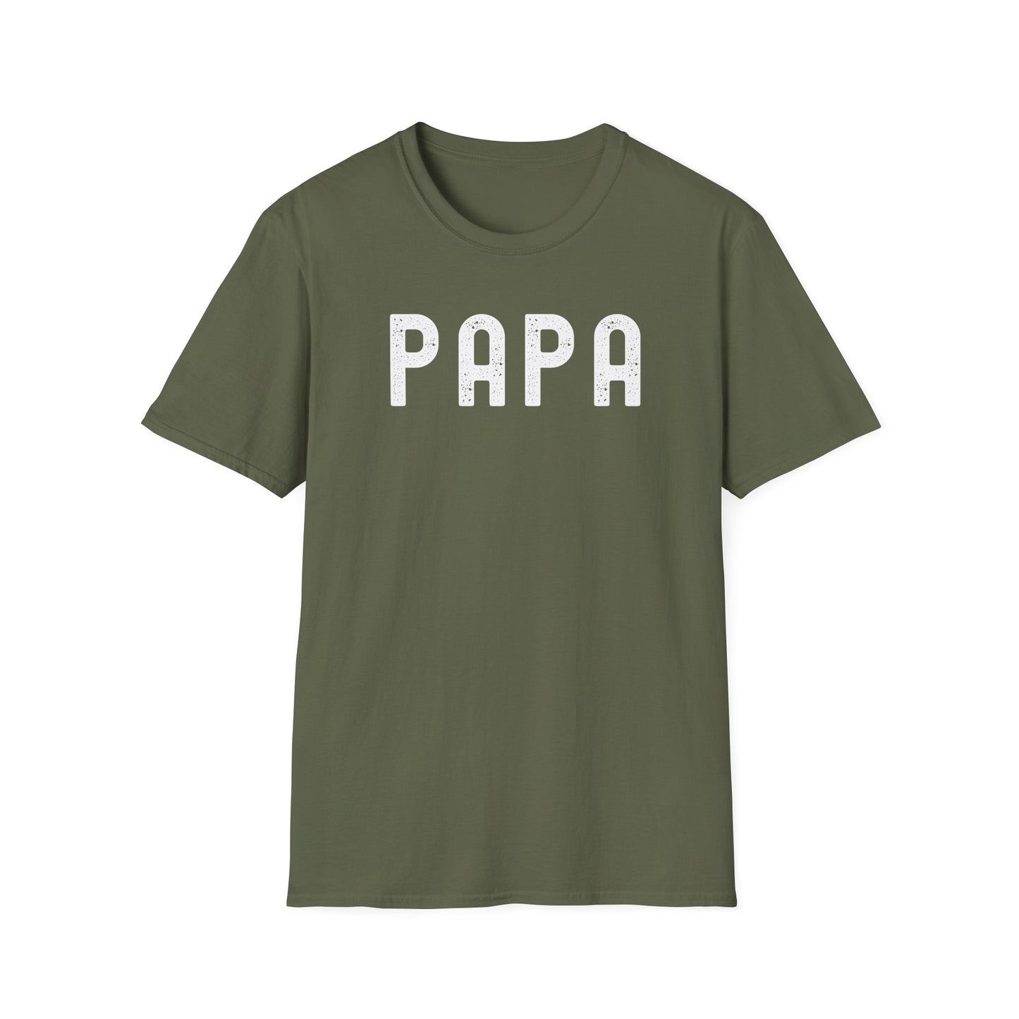 Papa Unisex Softstyle T-Shirt - Perfect Gift for Father’s Day