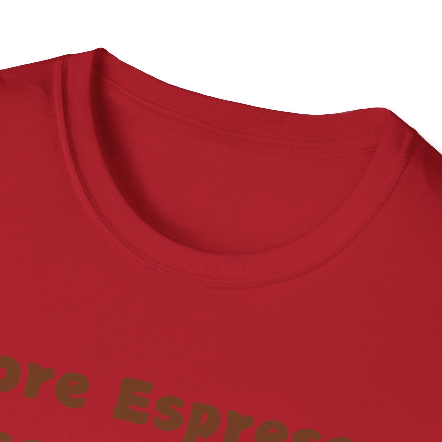Fun Coffee Lover T-Shirt - 'More Espresso Less Depresso'