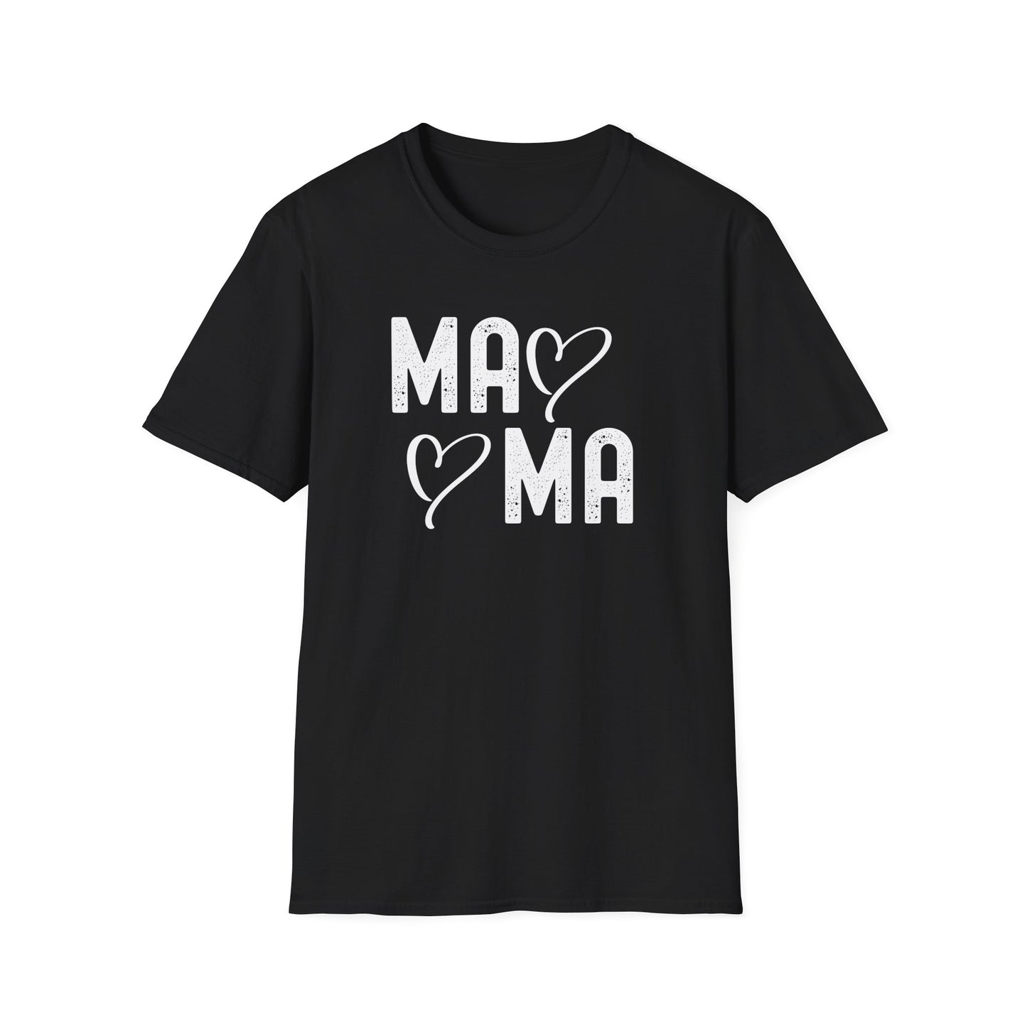 Mama Heart Unisex Softstyle T-Shirt - Perfect Gift for Moms