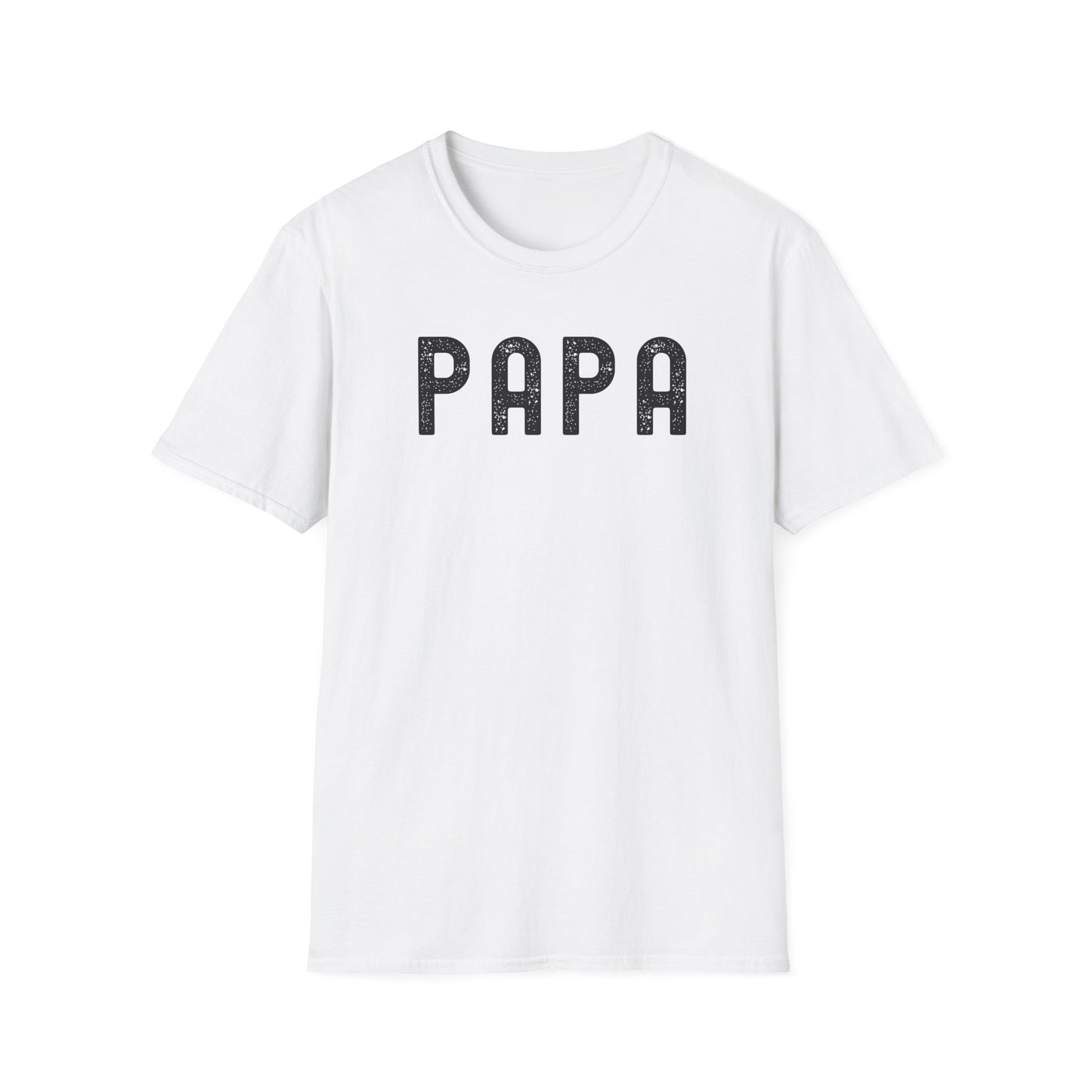 Papa Unisex Softstyle T-Shirt - Perfect Gift for Father’s Day