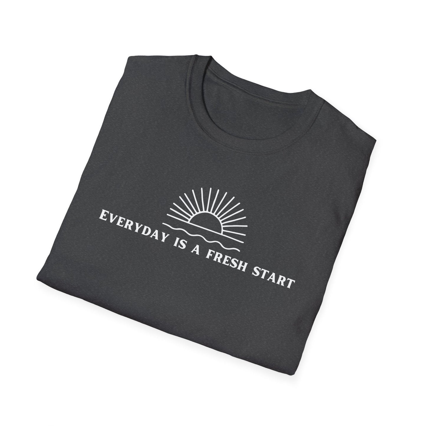 Unisex Softstyle T-Shirt - "Everyday Is A Fresh Start" Inspirational Tee