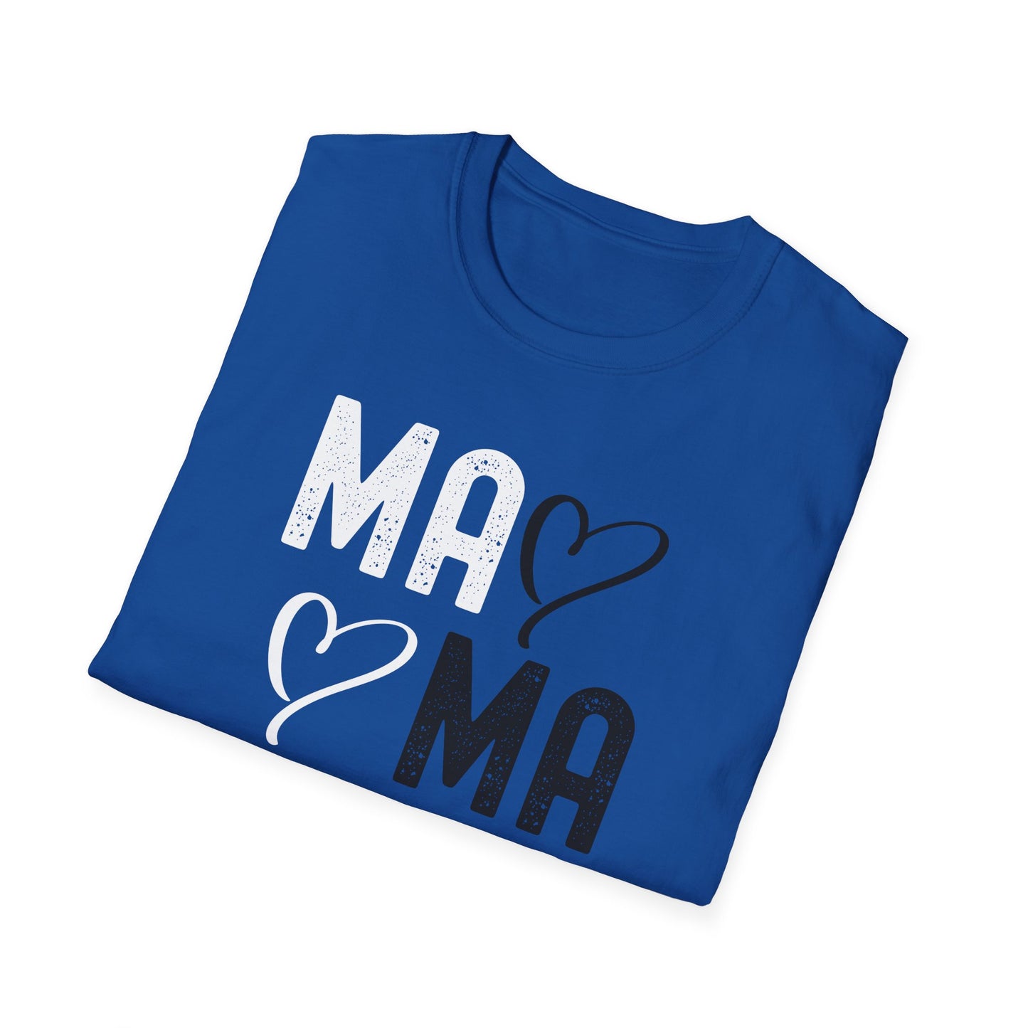 Mama Heart Unisex Softstyle T-Shirt - Perfect Gift for Moms