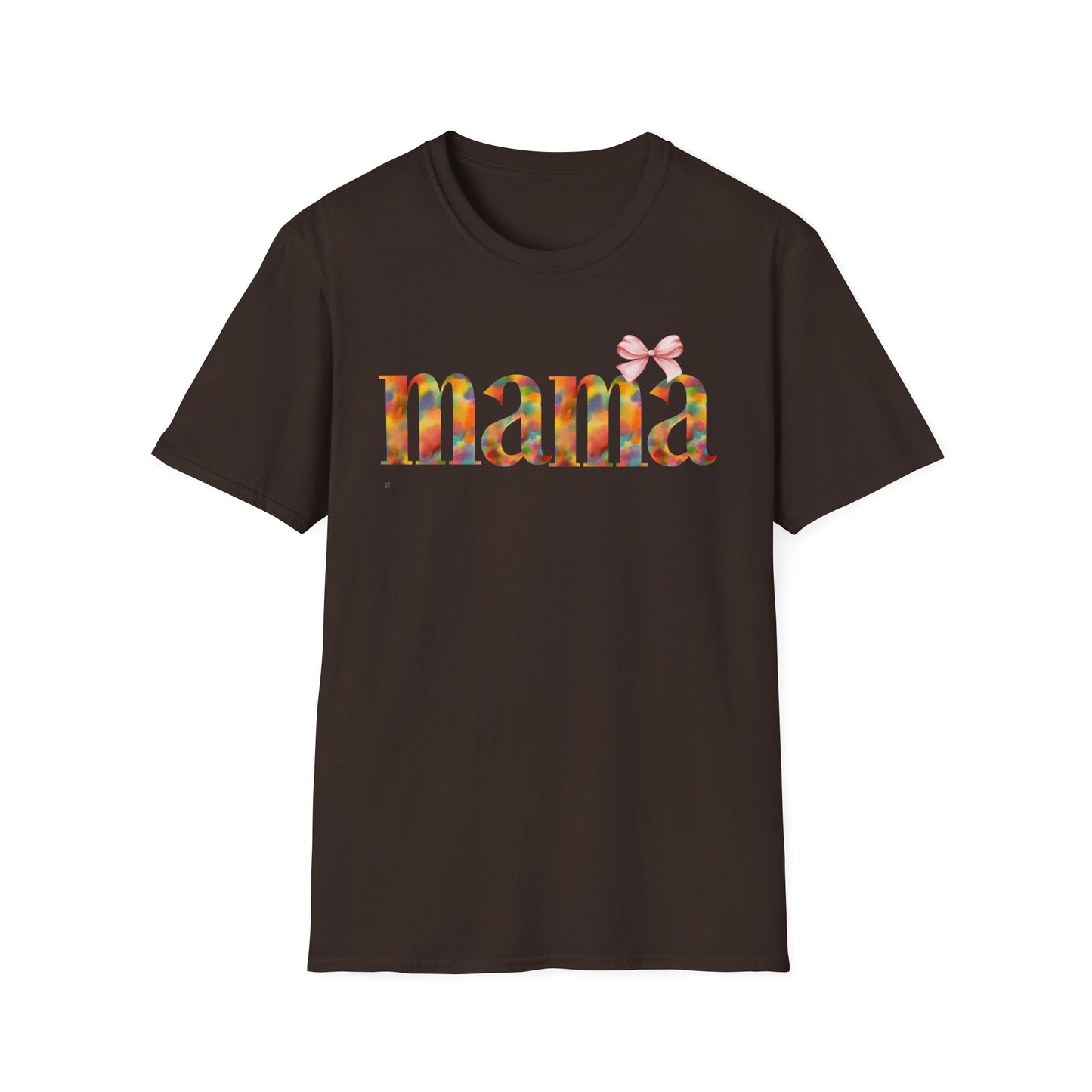 Colorful 'Mama' Unisex Softstyle T-Shirt - Perfect Gift for Moms