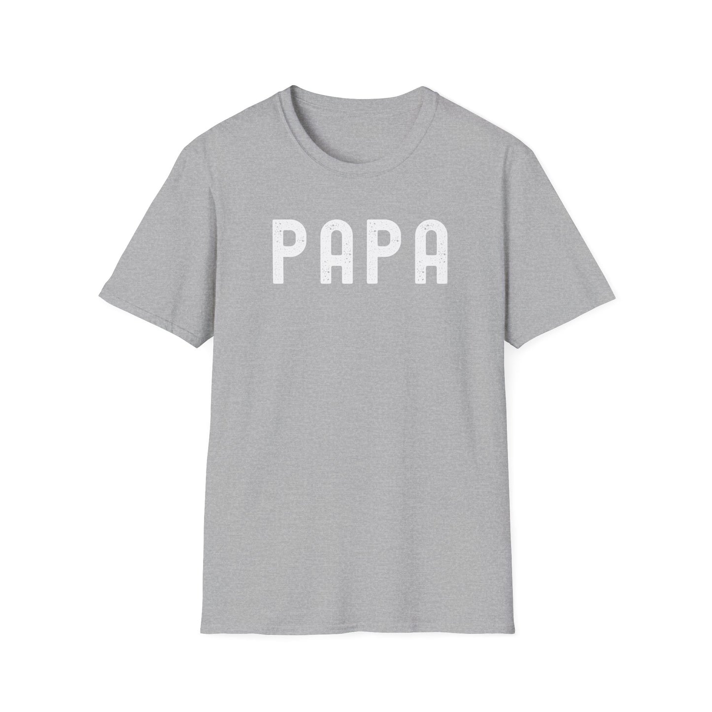 Papa Unisex Softstyle T-Shirt - Perfect Gift for Father’s Day