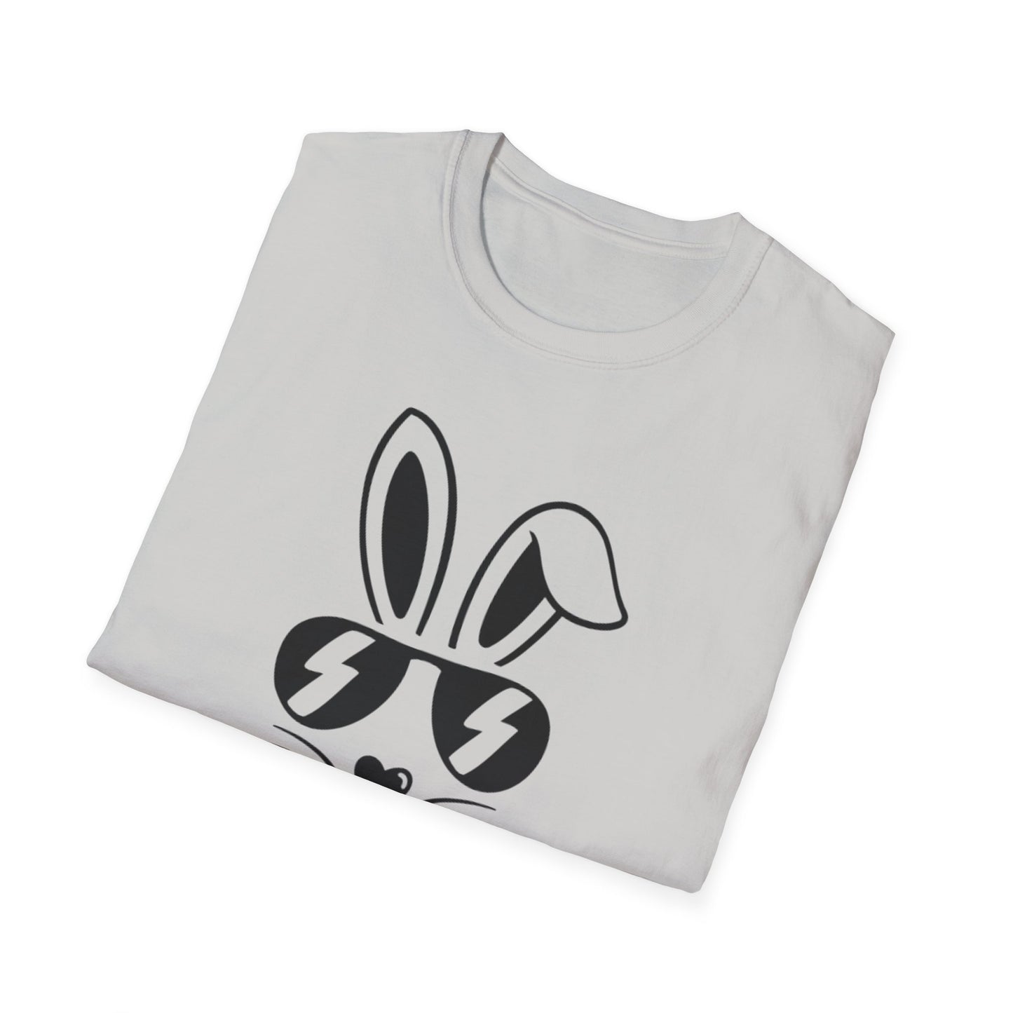 Bunny Mode Activated Unisex Softstyle T-Shirt | Cute Animal Graphic Tee for Casual Outfits