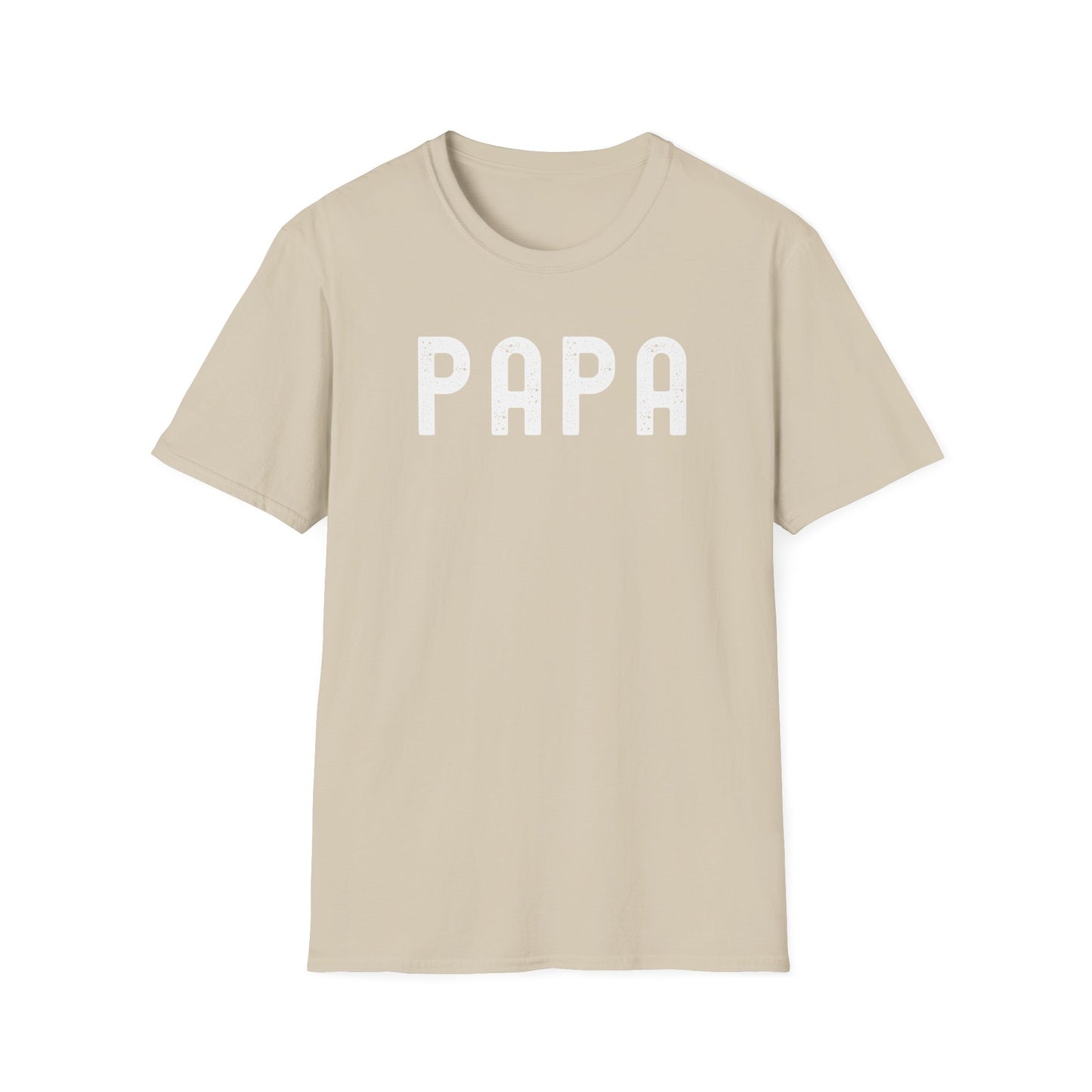 Papa Unisex Softstyle T-Shirt - Perfect Gift for Father’s Day