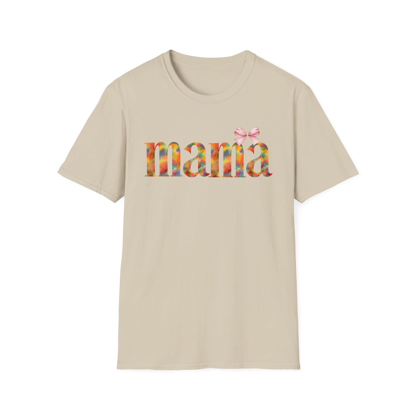 Colorful 'Mama' Unisex Softstyle T-Shirt - Perfect Gift for Moms