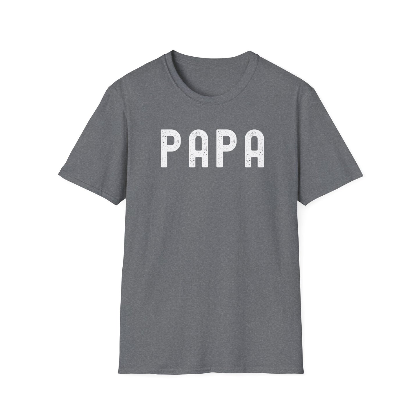 Papa Unisex Softstyle T-Shirt - Perfect Gift for Father’s Day