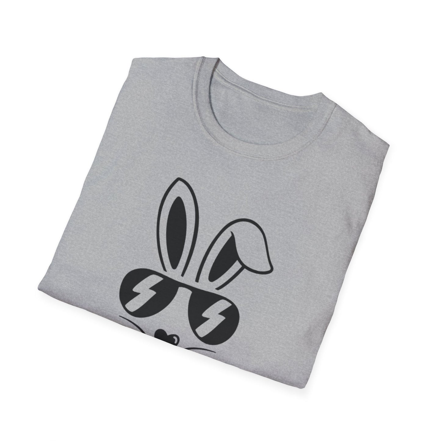 Bunny Mode Activated Unisex Softstyle T-Shirt | Cute Animal Graphic Tee for Casual Outfits