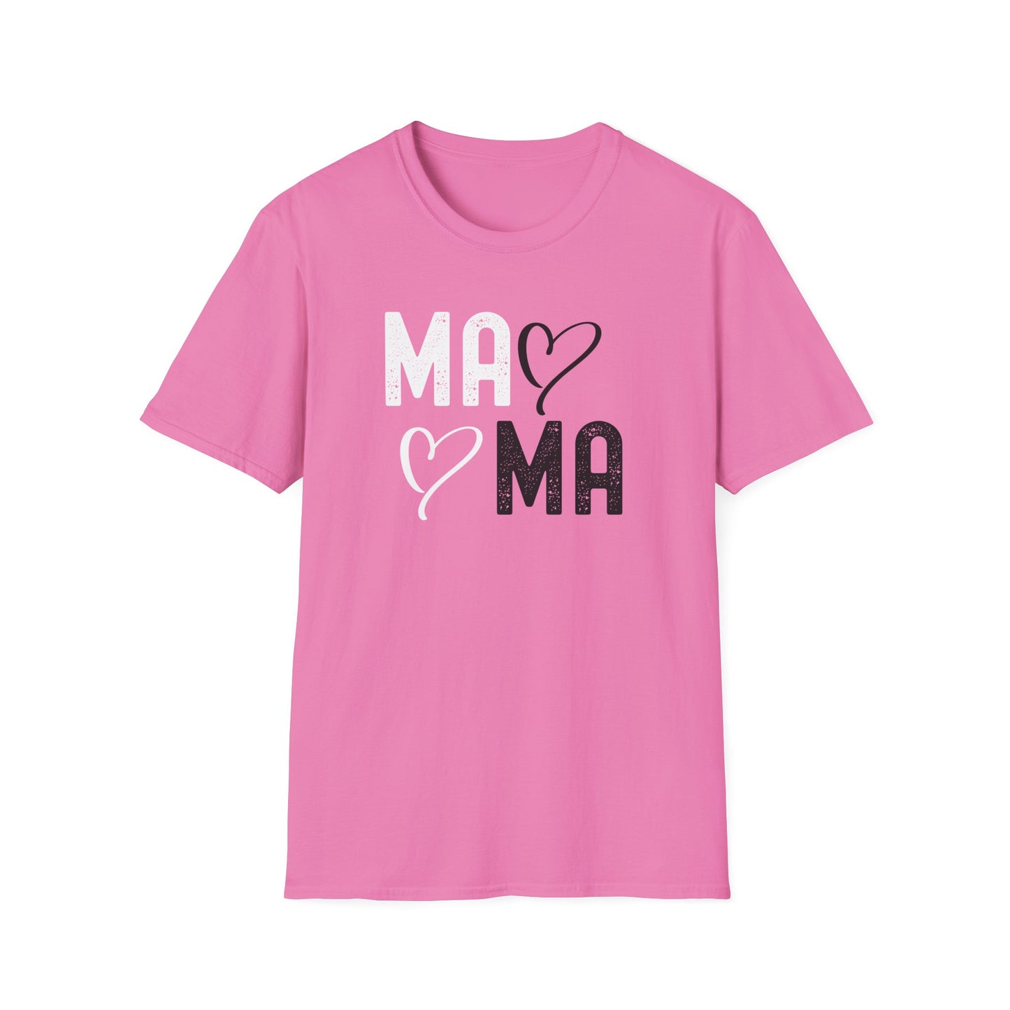Mama Heart Unisex Softstyle T-Shirt - Perfect Gift for Moms