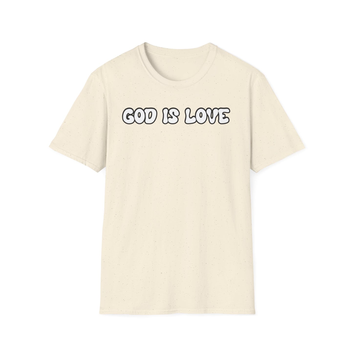 God Is Love Unisex Softstyle T-Shirt - Inspirational Faith Tee for Everyday Wear