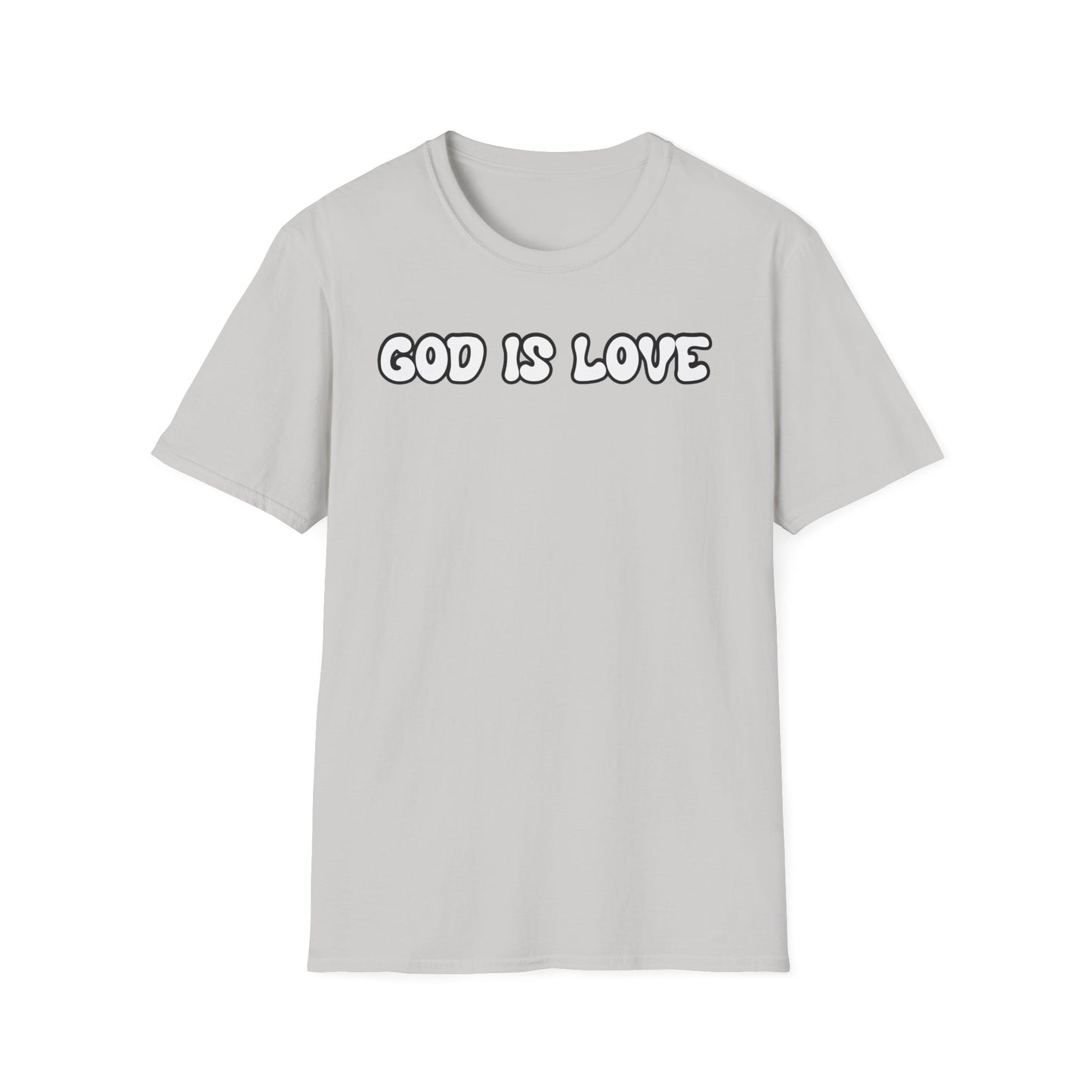 God Is Love Unisex Softstyle T-Shirt - Inspirational Faith Tee for Everyday Wear