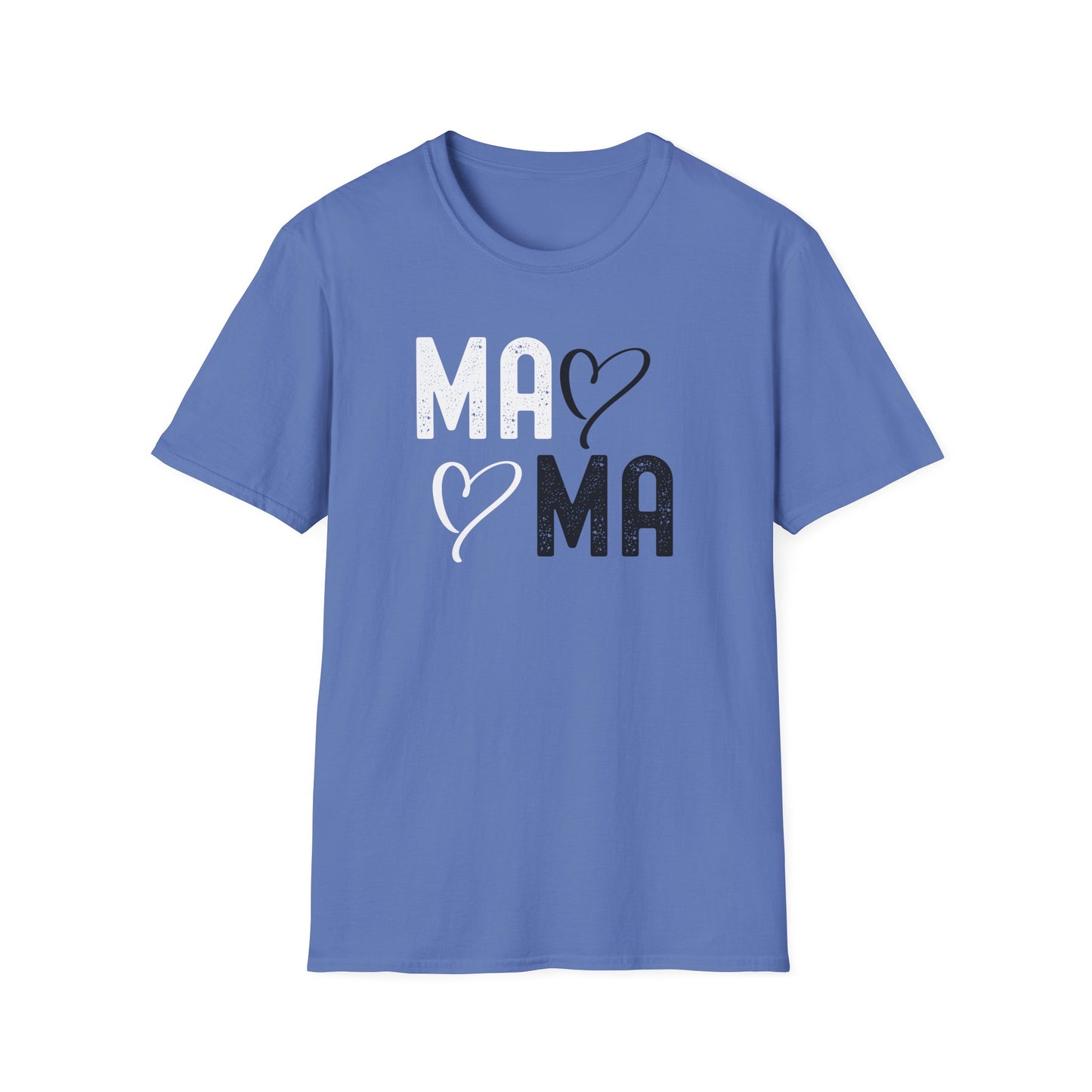 Mama Heart Unisex Softstyle T-Shirt - Perfect Gift for Moms