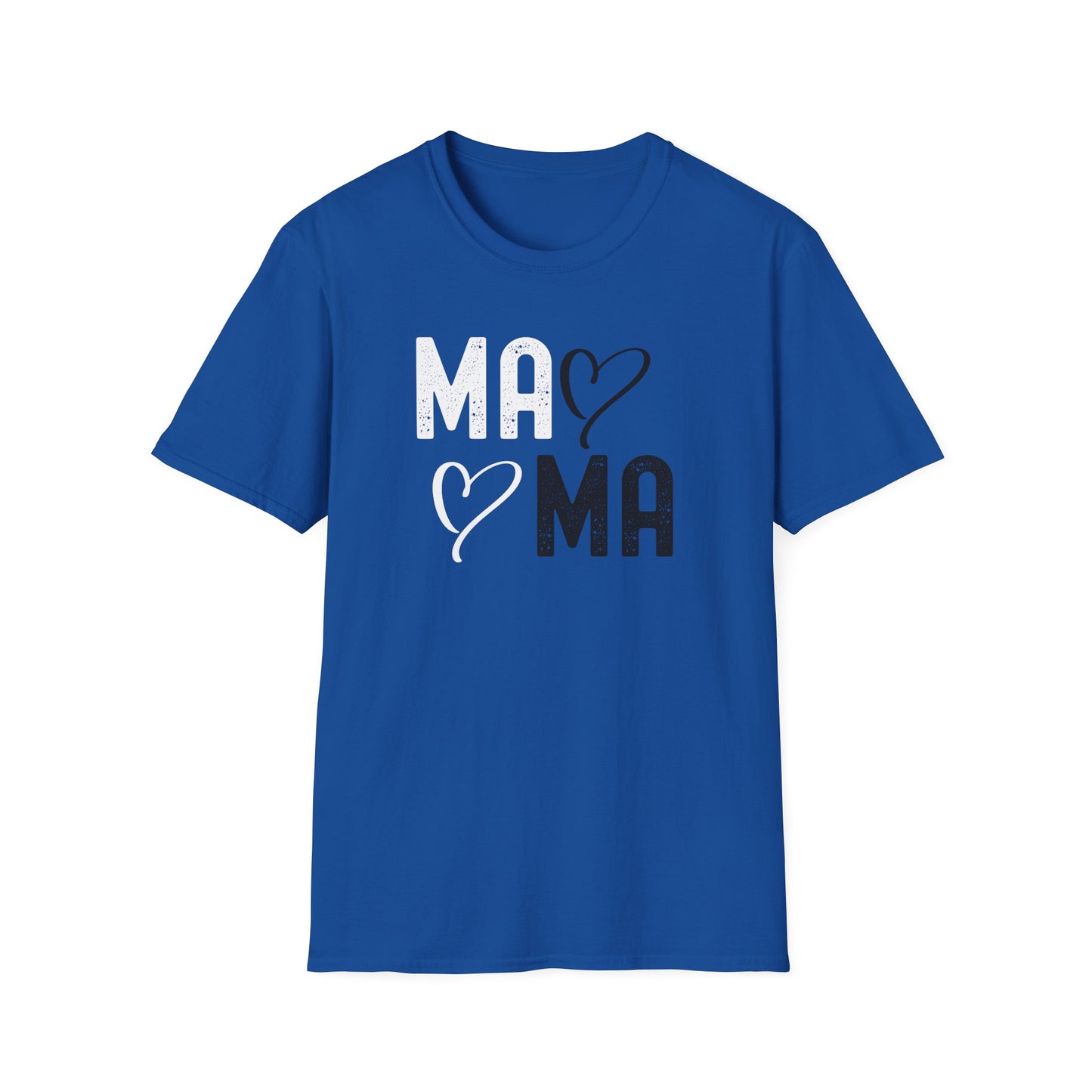 Mama Heart Unisex Softstyle T-Shirt - Perfect Gift for Moms
