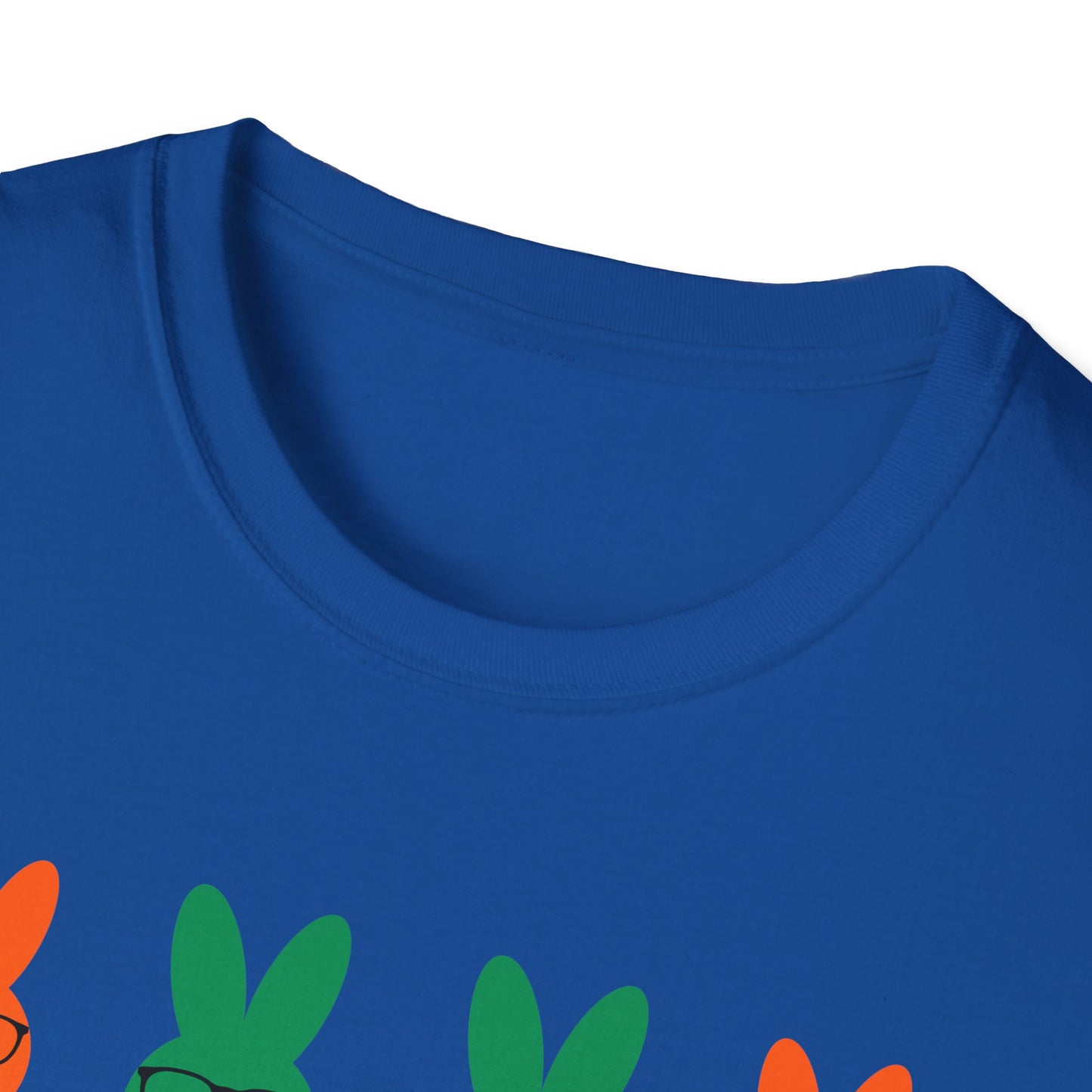 Playful Easter Bunny Unisex Softstyle T-Shirt
