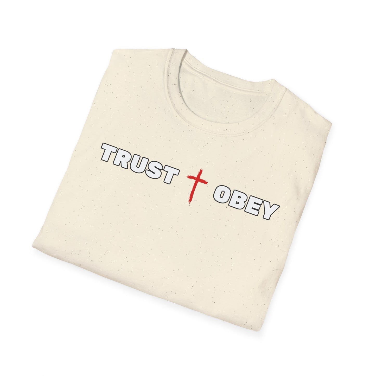 Unisex Softstyle T-Shirt: Trust & Obey Faith Tee, Inspirational Christian Apparel, Casual Everyday Wear, Gift for Believers, Spiritual [...]