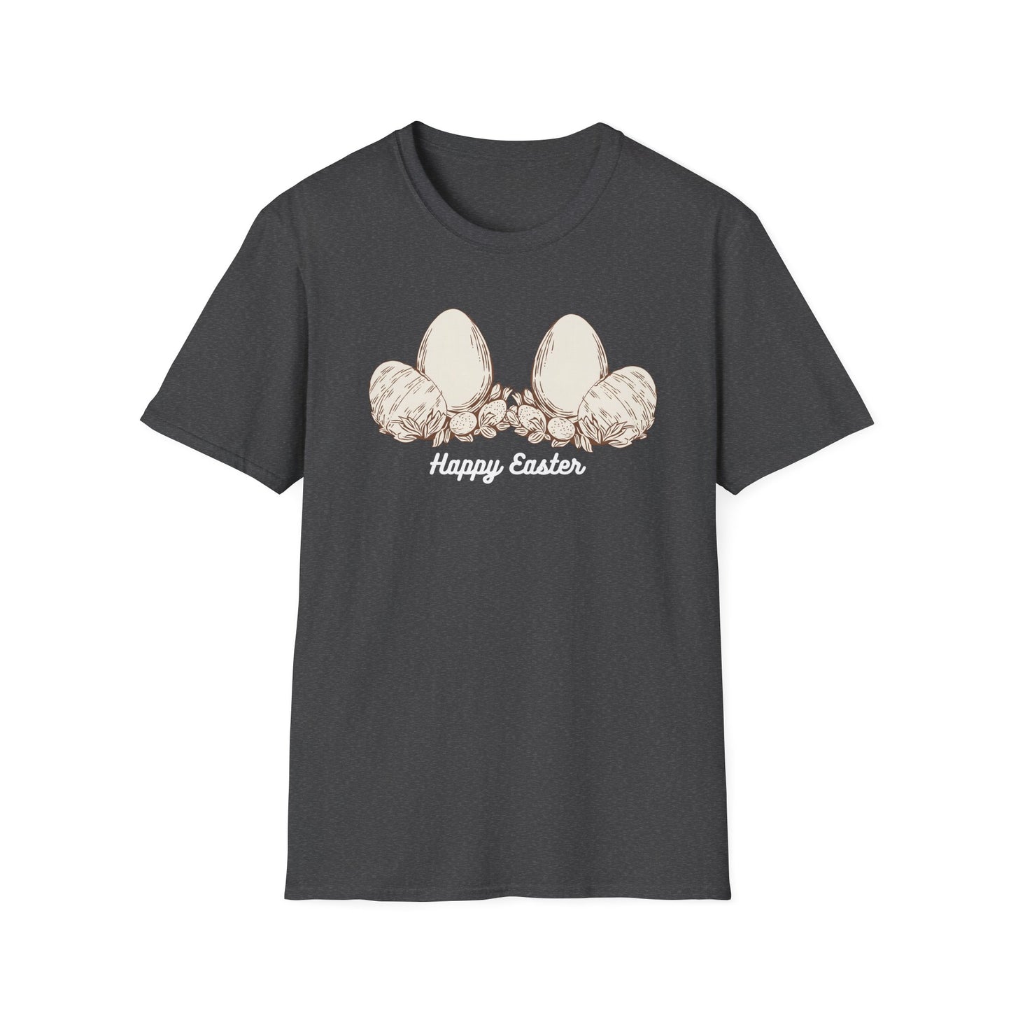 Happy Easter Unisex Softstyle T-Shirt - Cute Spring Graphic Tee