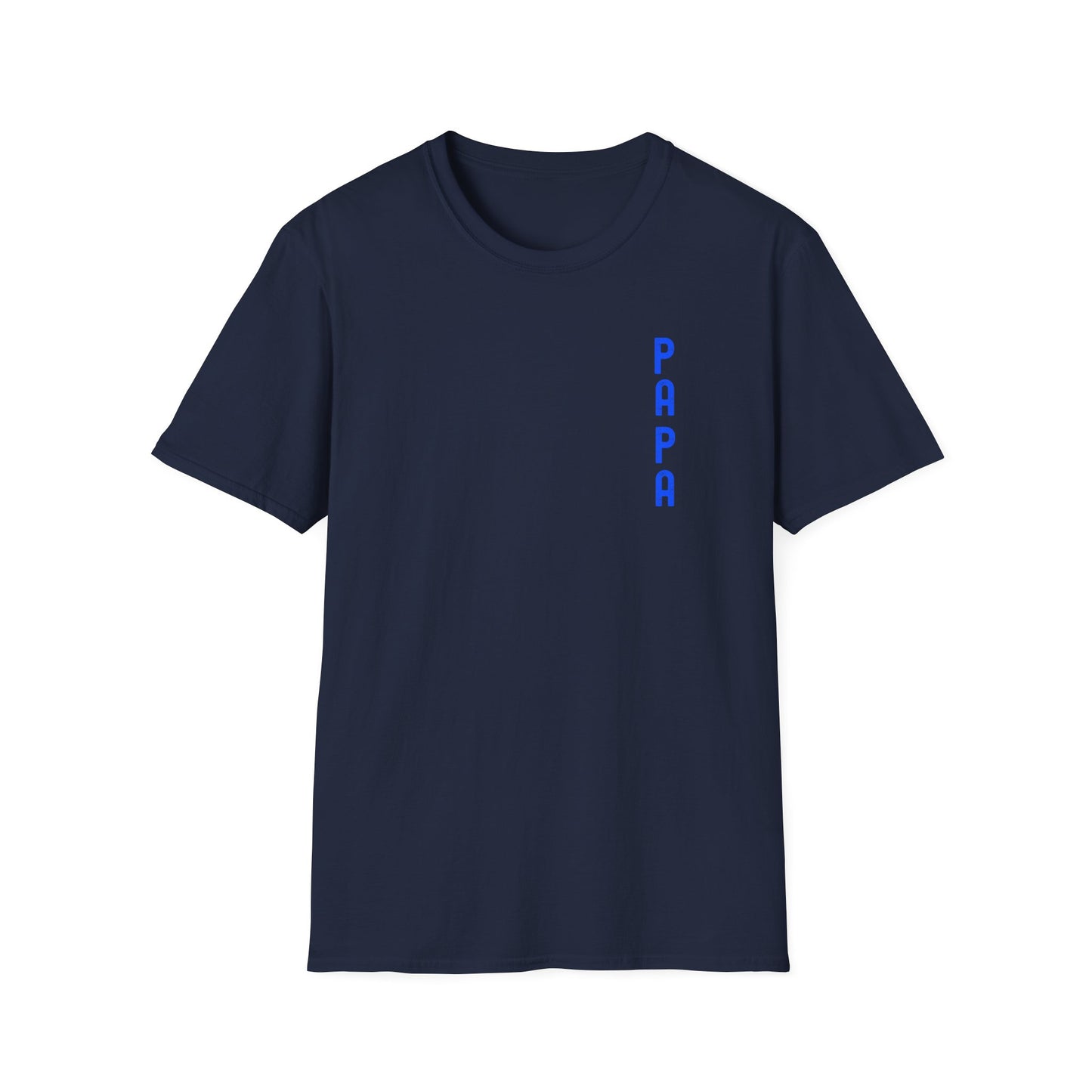 Unisex Softstyle T-Shirt - Trendy 'PAPA' Graphic Tee for Dads