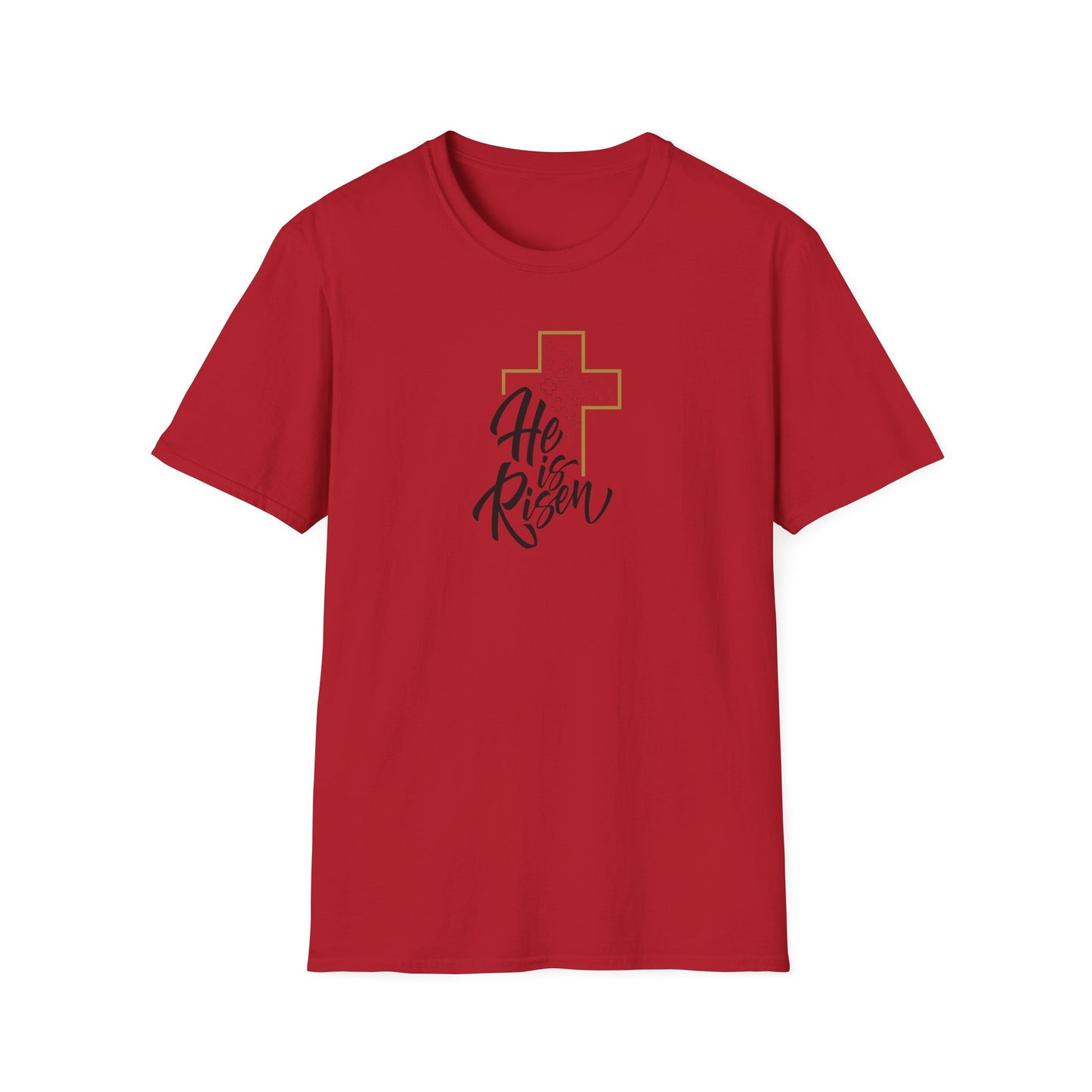 He is Risen Unisex Softstyle T-Shirt - Celebrate Faith and Renewal