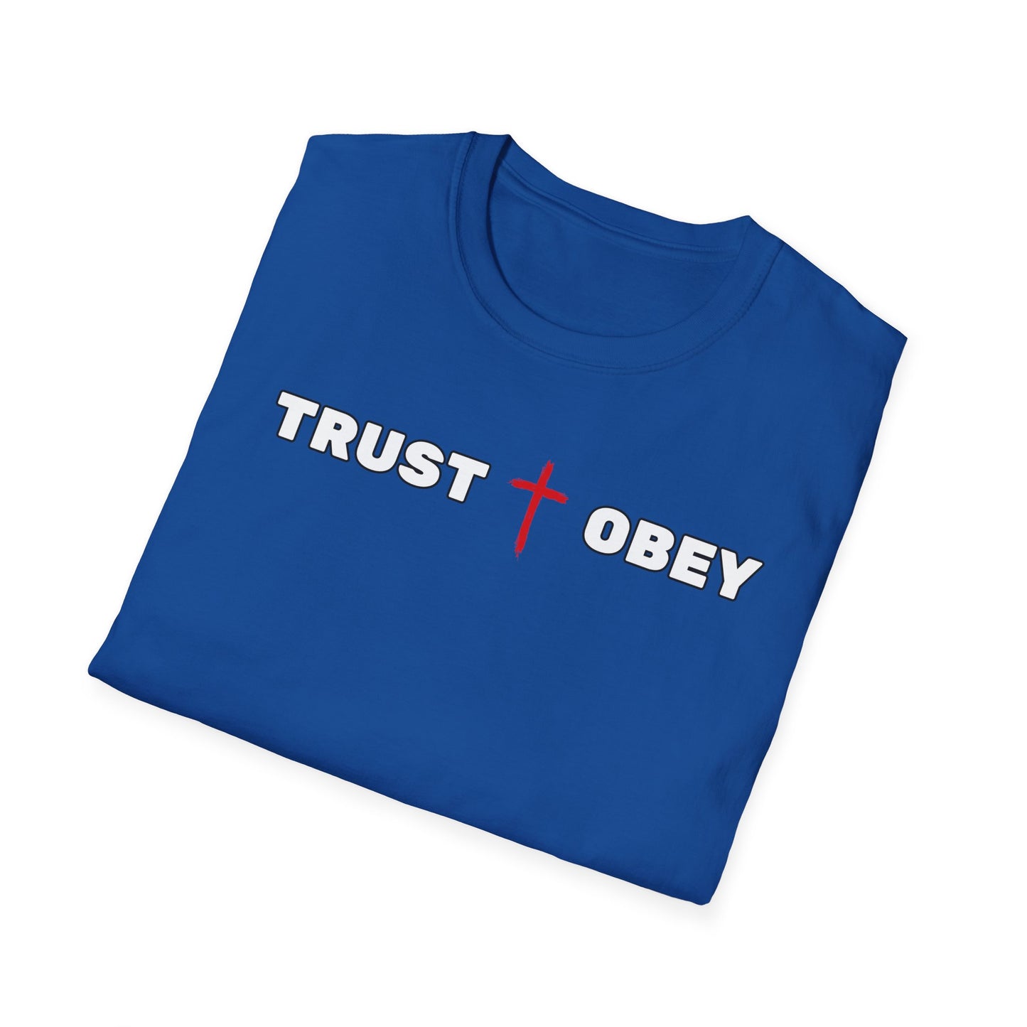 Unisex Softstyle T-Shirt: Trust & Obey Faith Tee, Inspirational Christian Apparel, Casual Everyday Wear, Gift for Believers, Spiritual [...]