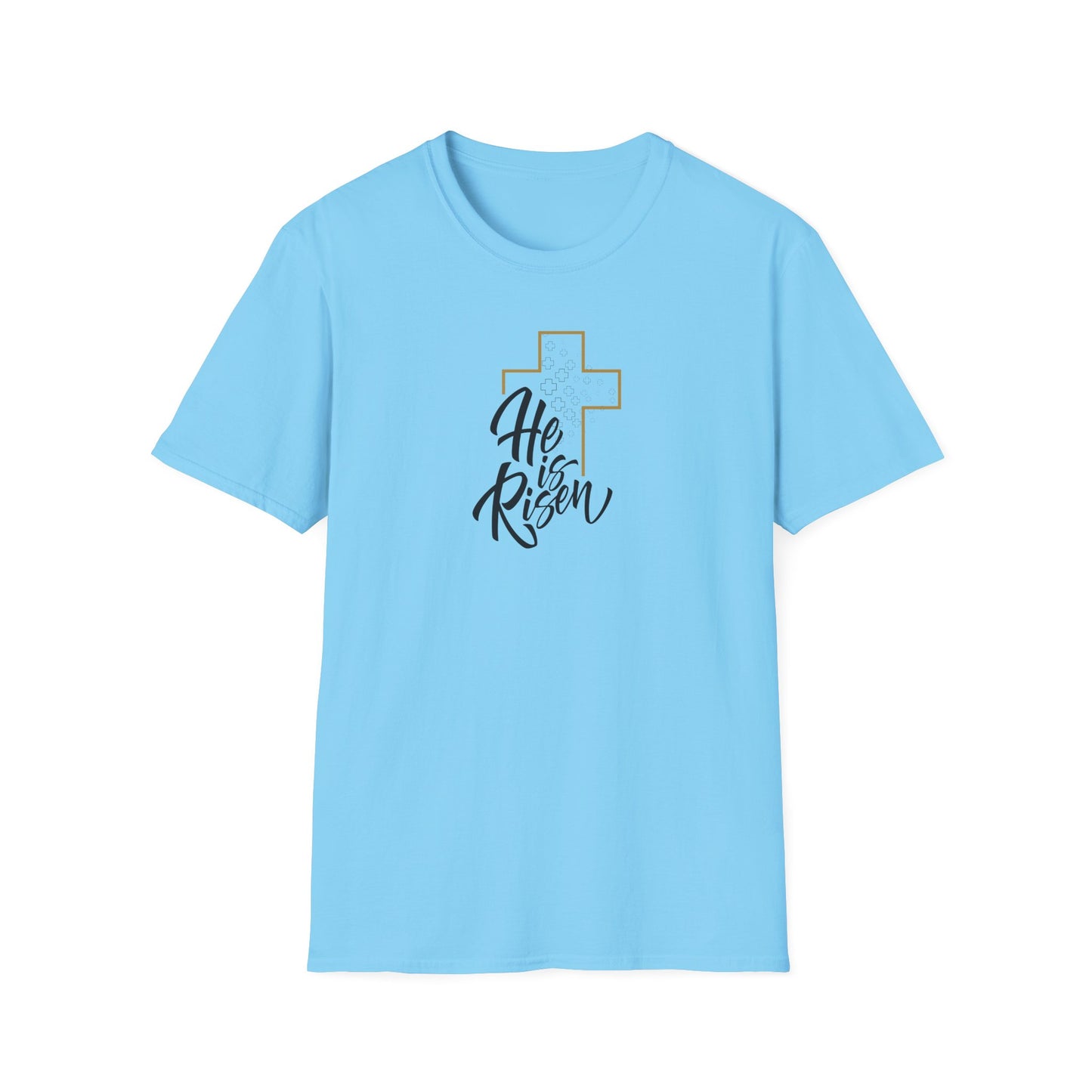 He is Risen Unisex Softstyle T-Shirt - Celebrate Faith and Renewal