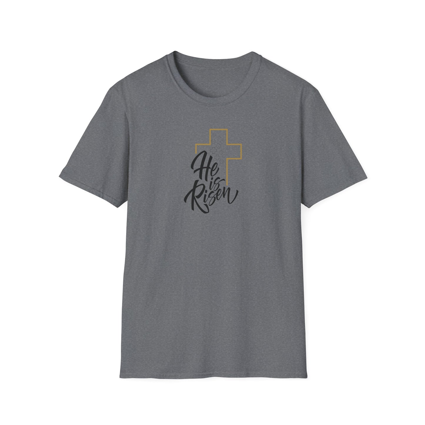 He is Risen Unisex Softstyle T-Shirt - Celebrate Faith and Renewal