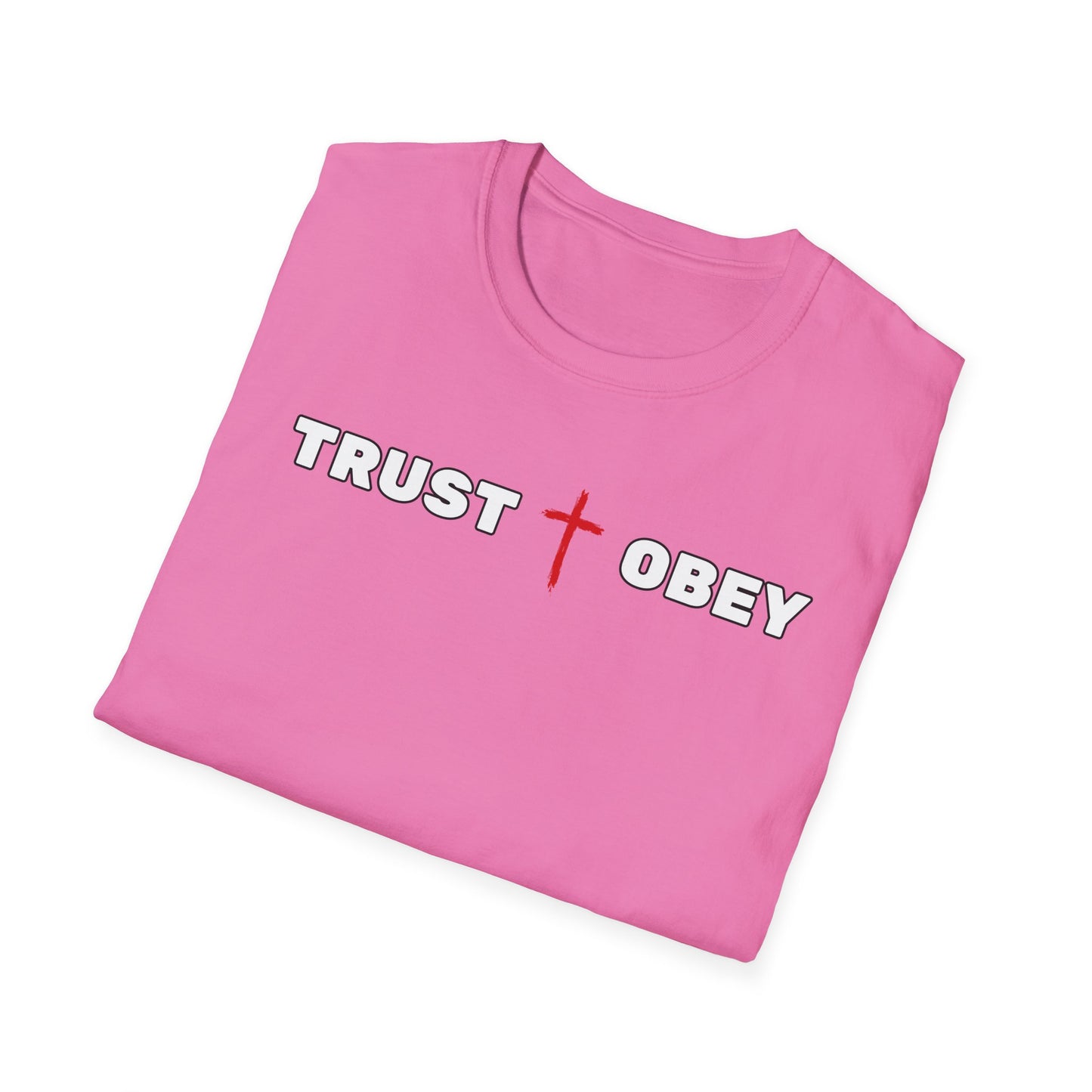 Unisex Softstyle T-Shirt: Trust & Obey Faith Tee, Inspirational Christian Apparel, Casual Everyday Wear, Gift for Believers, Spiritual [...]