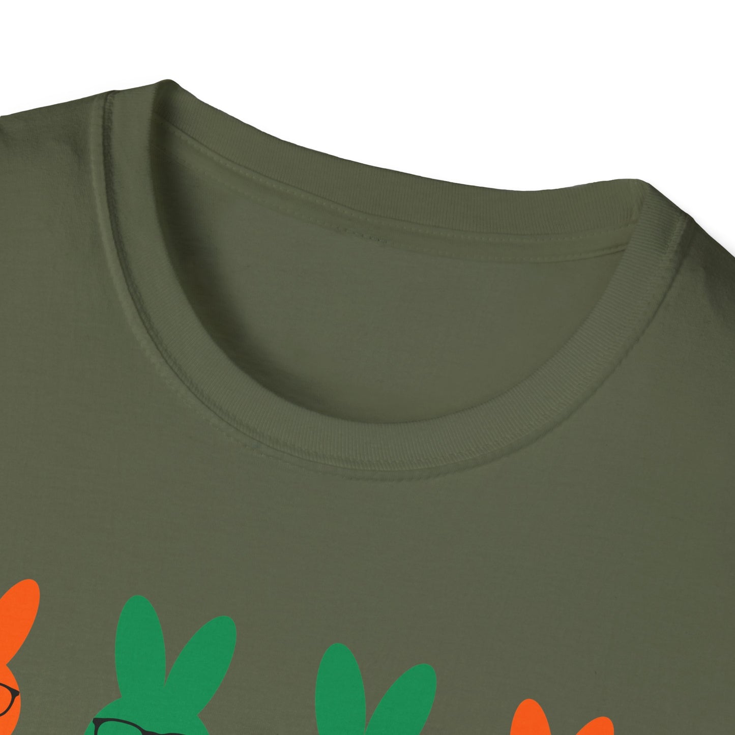 Playful Easter Bunny Unisex Softstyle T-Shirt
