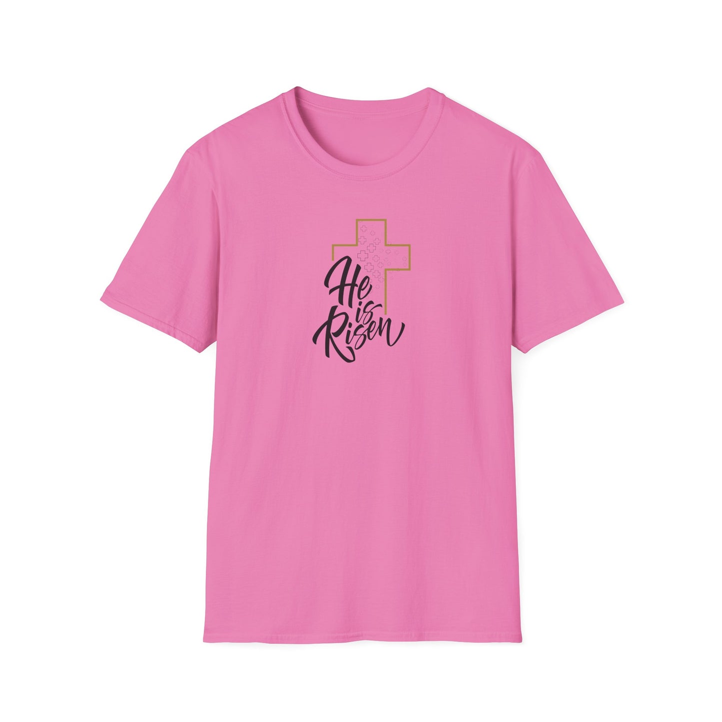 He is Risen Unisex Softstyle T-Shirt - Celebrate Faith and Renewal