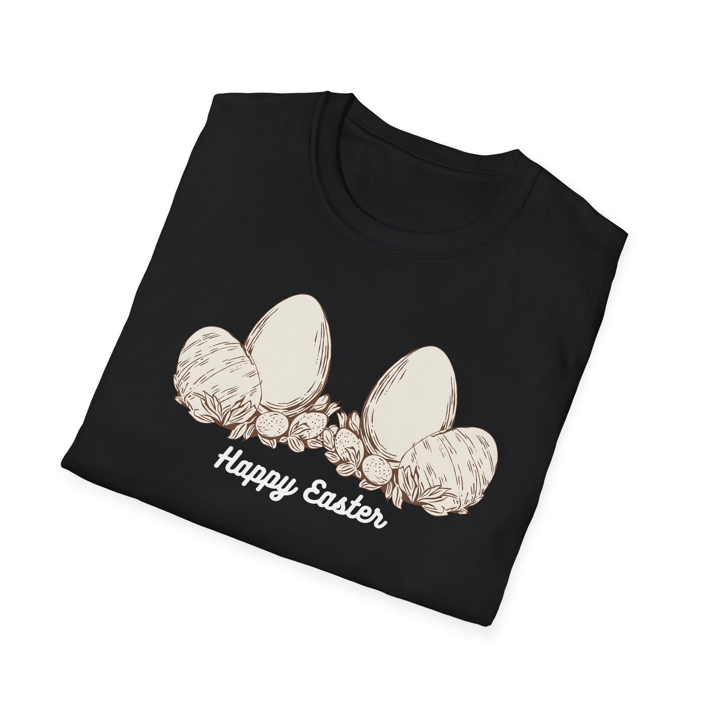 Happy Easter Unisex Softstyle T-Shirt - Cute Spring Graphic Tee