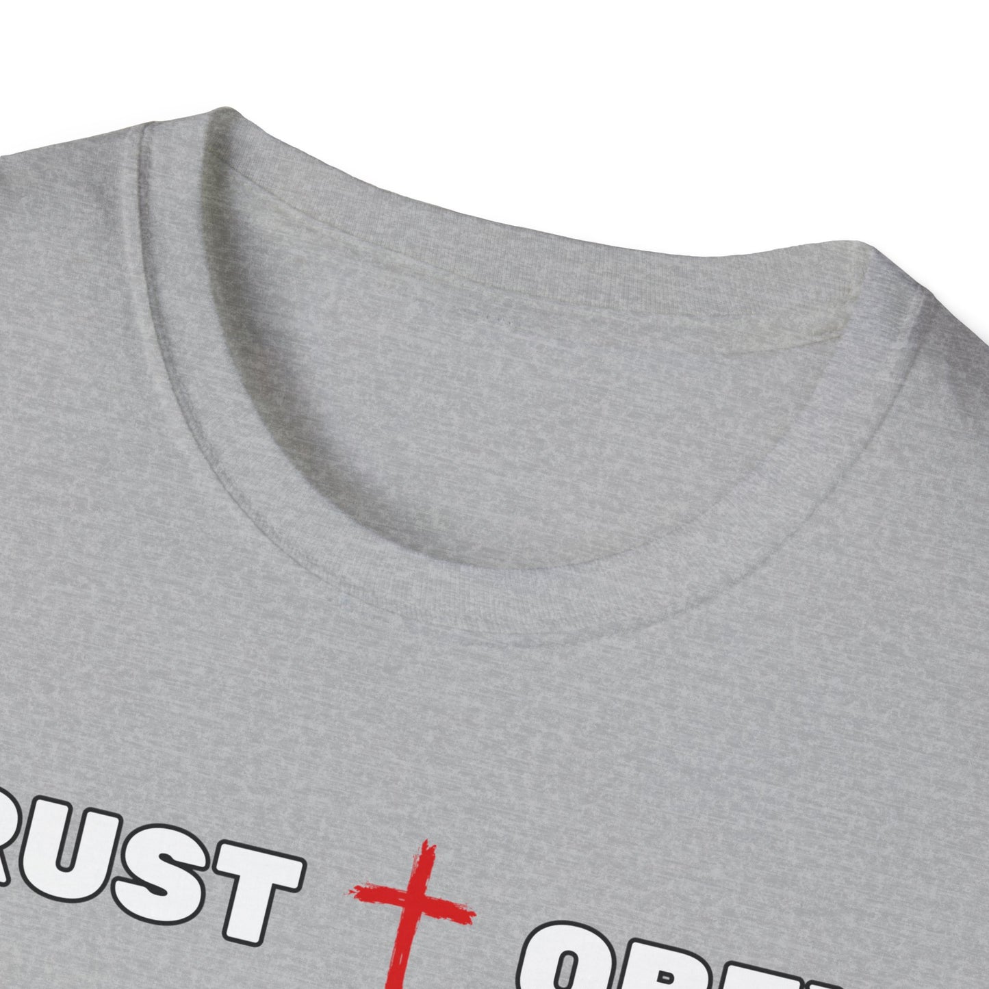 Unisex Softstyle T-Shirt: Trust & Obey Faith Tee, Inspirational Christian Apparel, Casual Everyday Wear, Gift for Believers, Spiritual [...]
