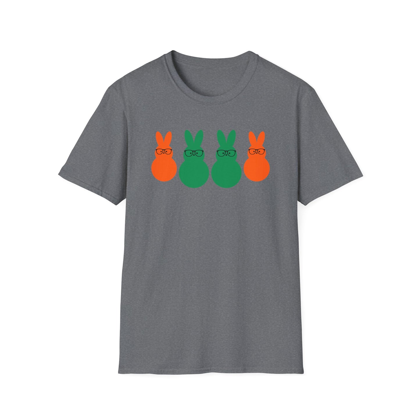 Playful Easter Bunny Unisex Softstyle T-Shirt