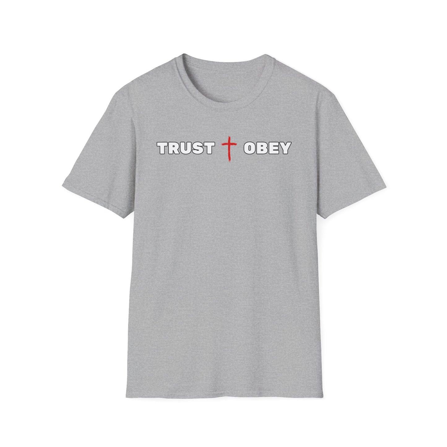 Unisex Softstyle T-Shirt: Trust & Obey Faith Tee, Inspirational Christian Apparel, Casual Everyday Wear, Gift for Believers, Spiritual [...]